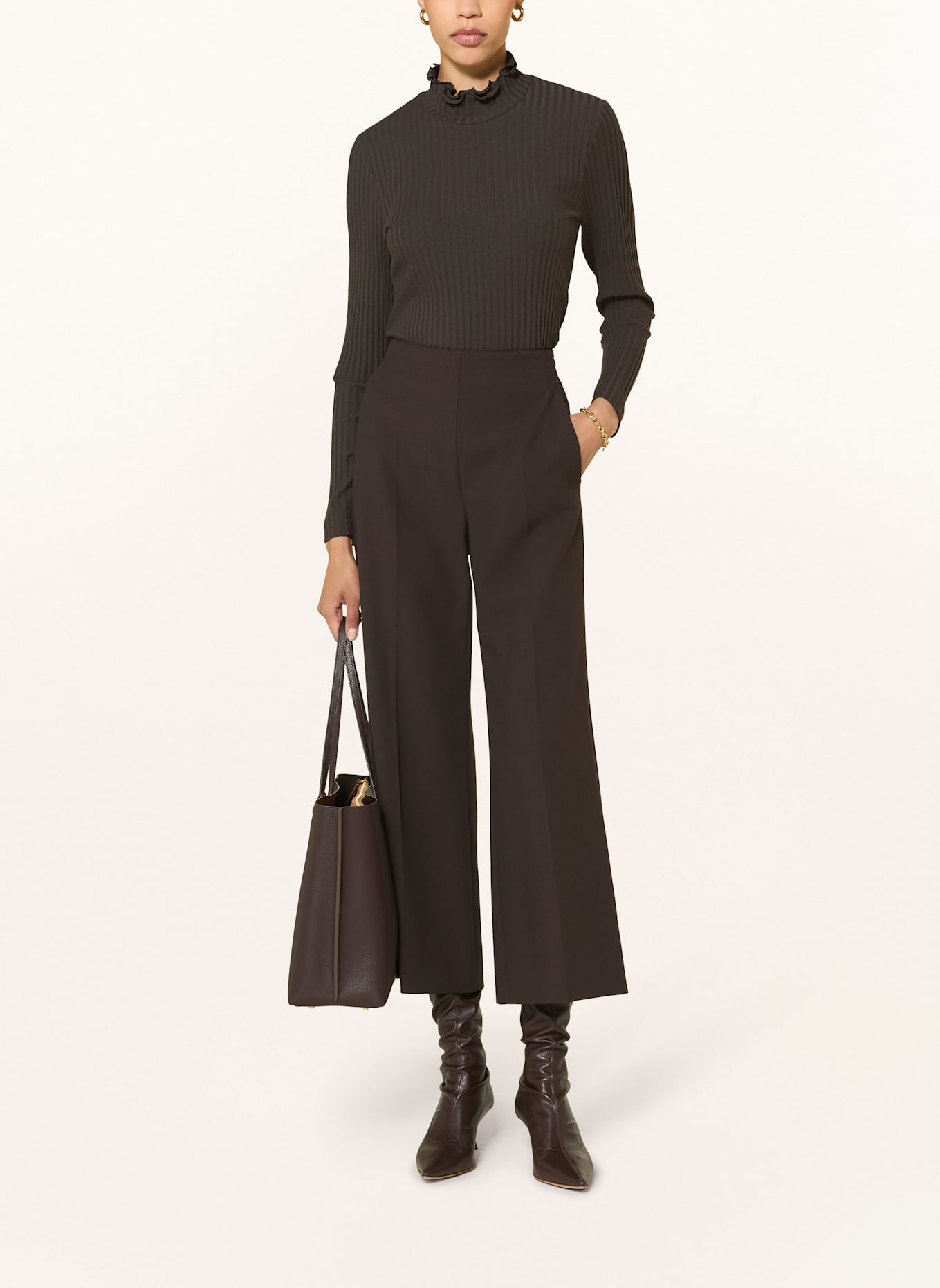 lilienfels Longsleeve: DUNKELBRAUN