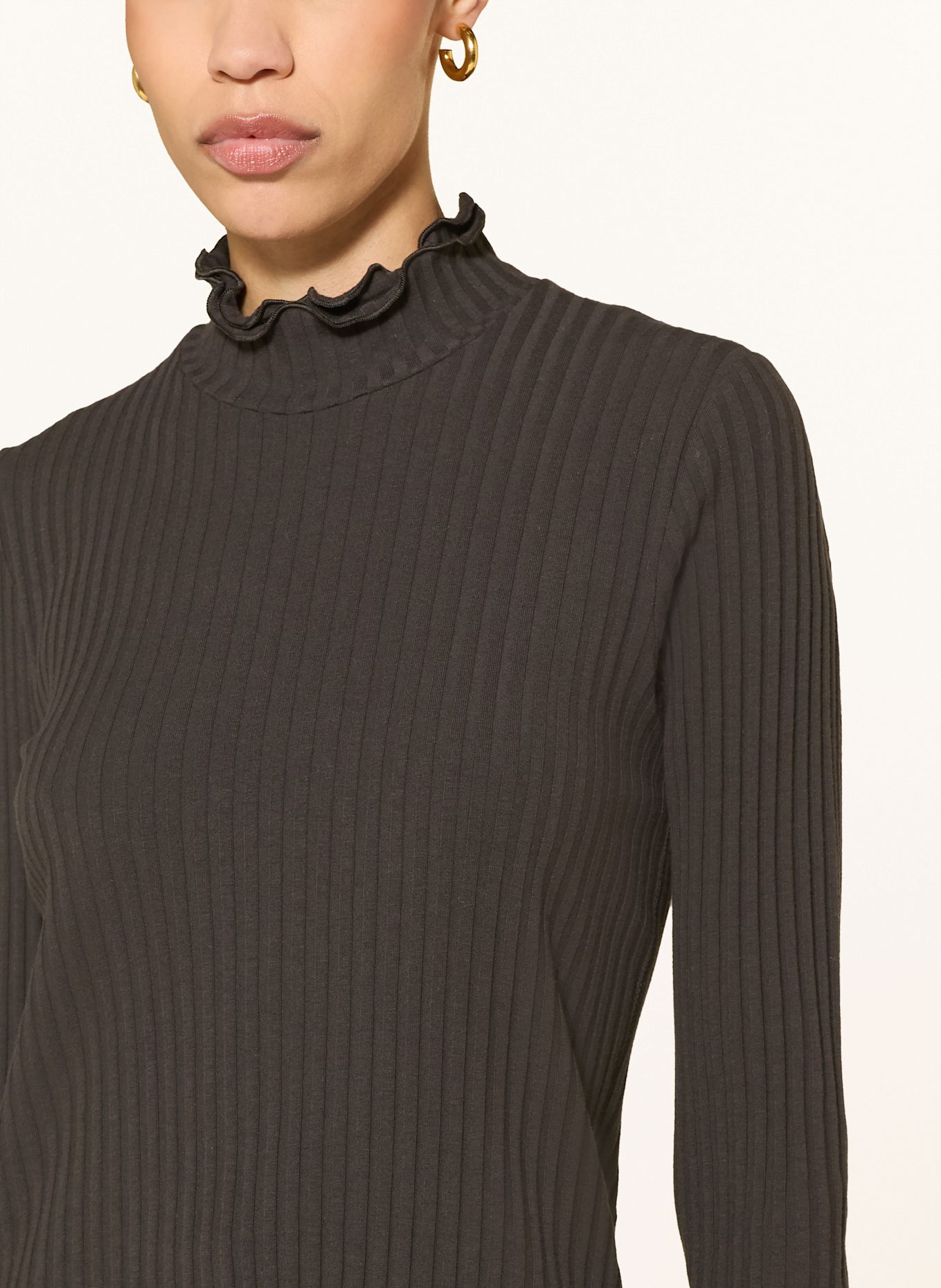 lilienfels Longsleeve: DUNKELBRAUN