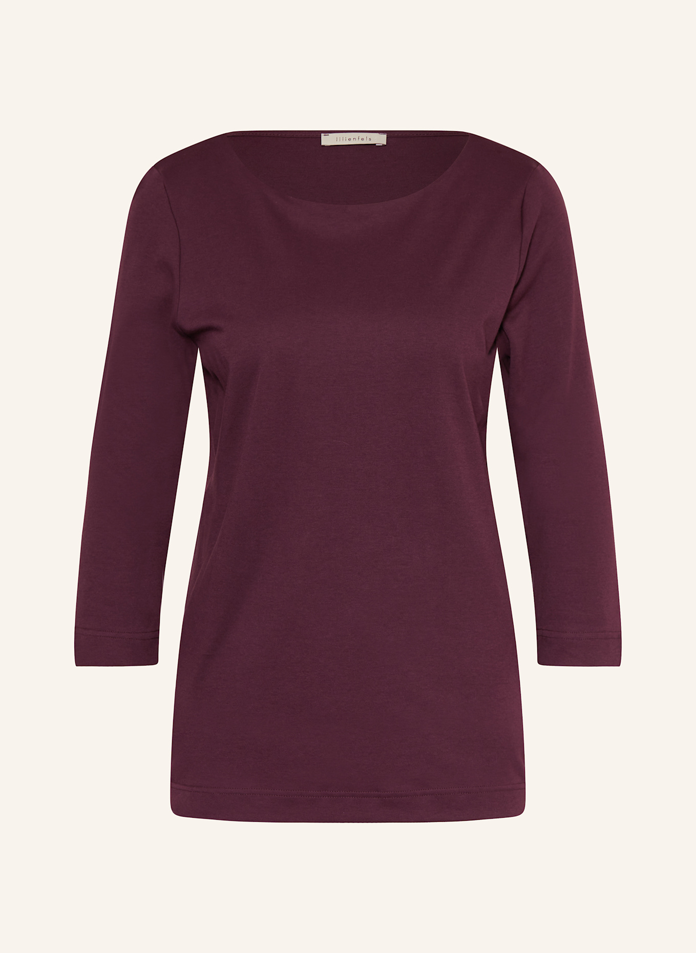 lilienfels Longsleeve mit 3/4-Arm: DUNKELLILA
