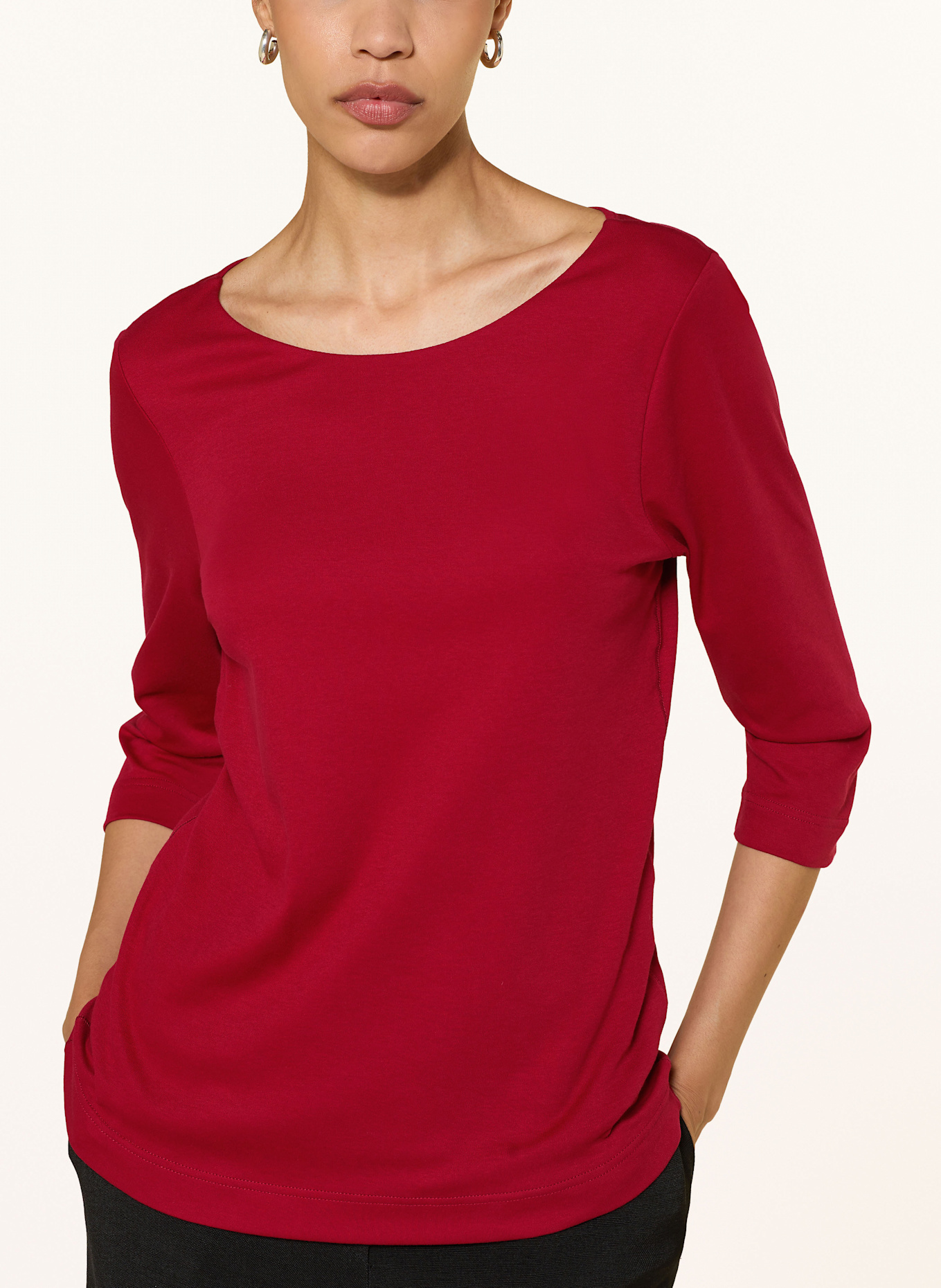 lilienfels Longsleeve mit 3/4-Arm: ROT