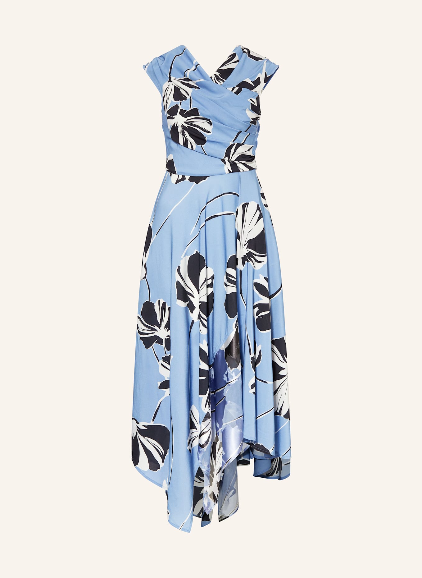 TALBOT RUNHOF Cocktailkleid: BLAU / DUNKELBLAU / HELLBLAU