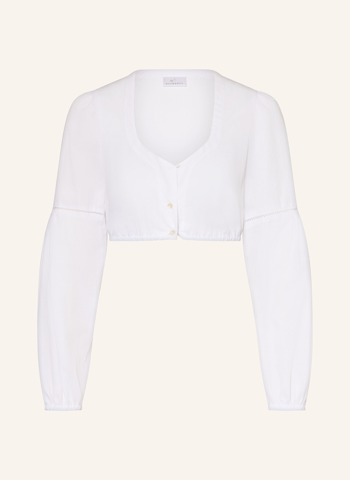 WALDORFF Dirndl blouse: WHITE