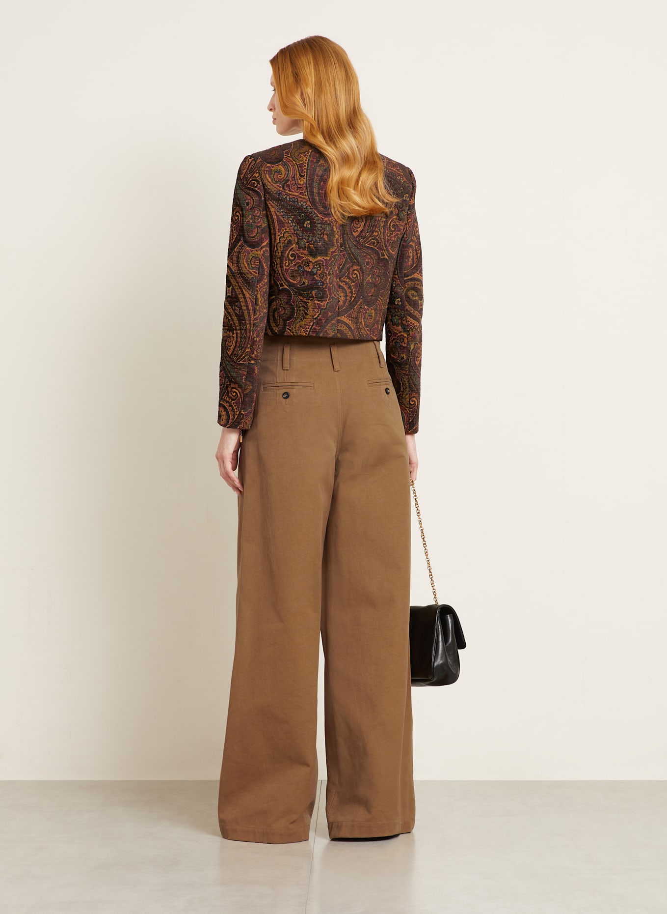 Chloé Jacquard-Jacke: DUNKELROT / DUNKELGRÜN / DUNKELGELB