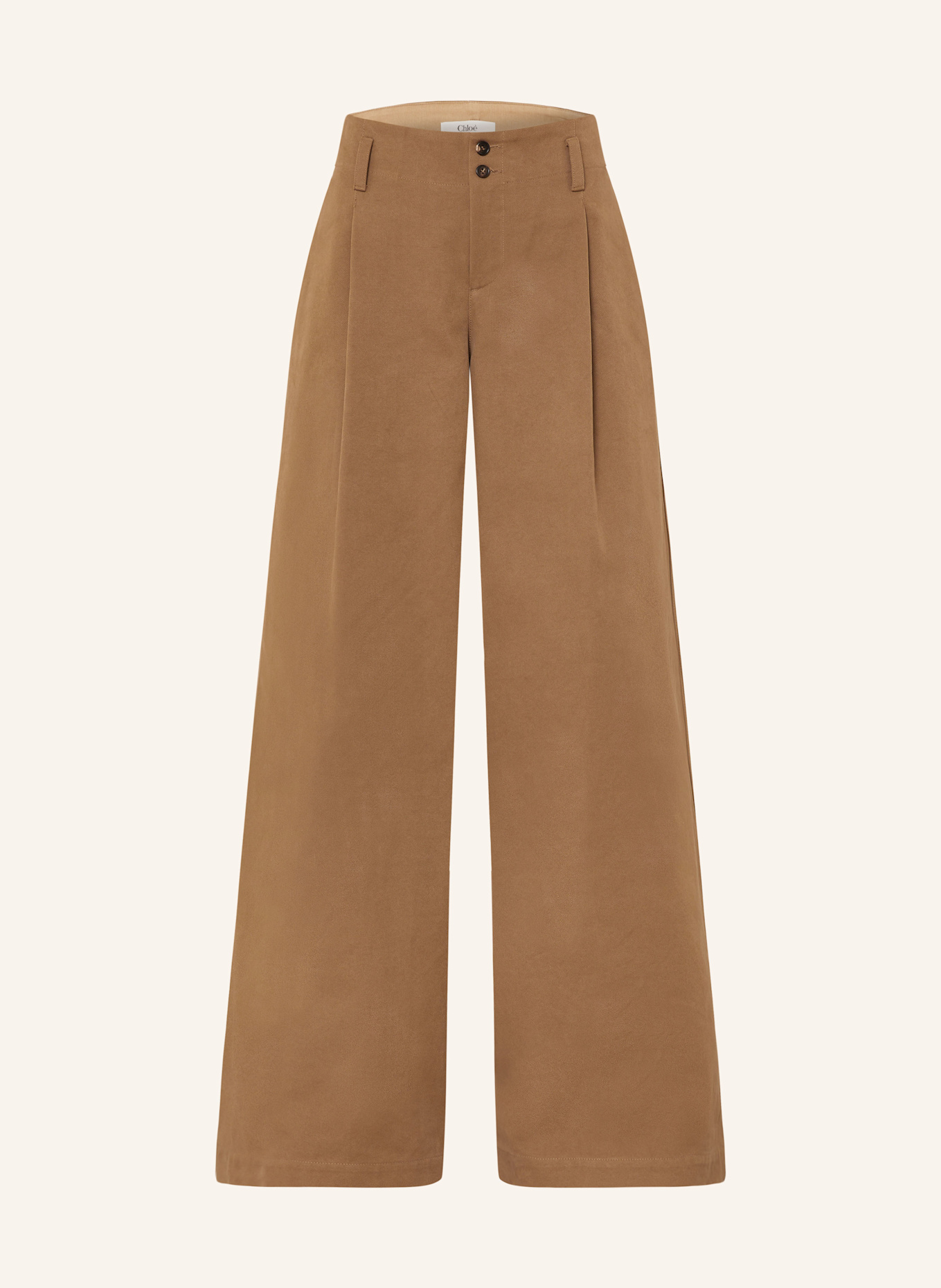 Chloé Marlenehose: BRAUN