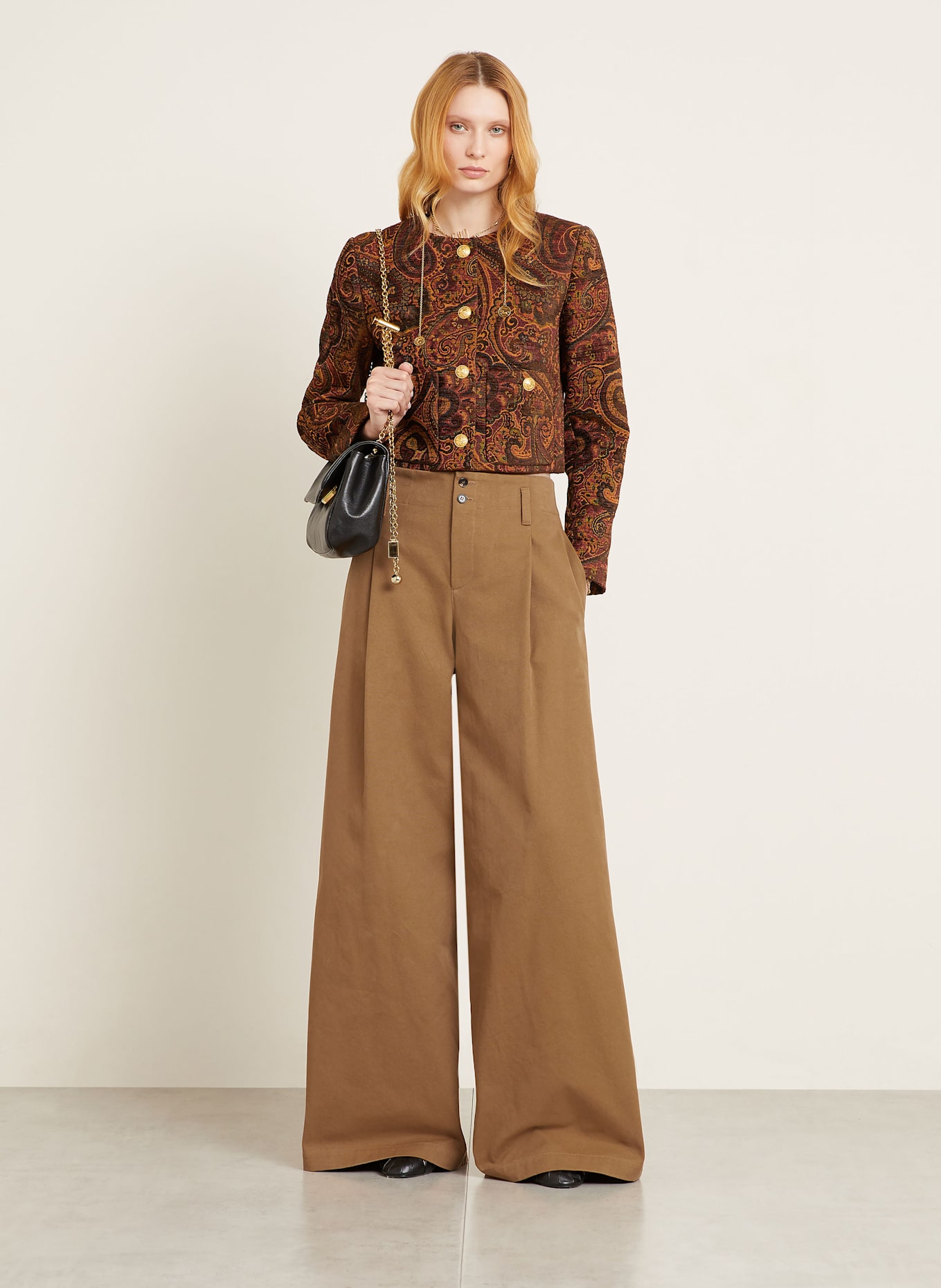 Chloé Marlenehose: BRAUN
