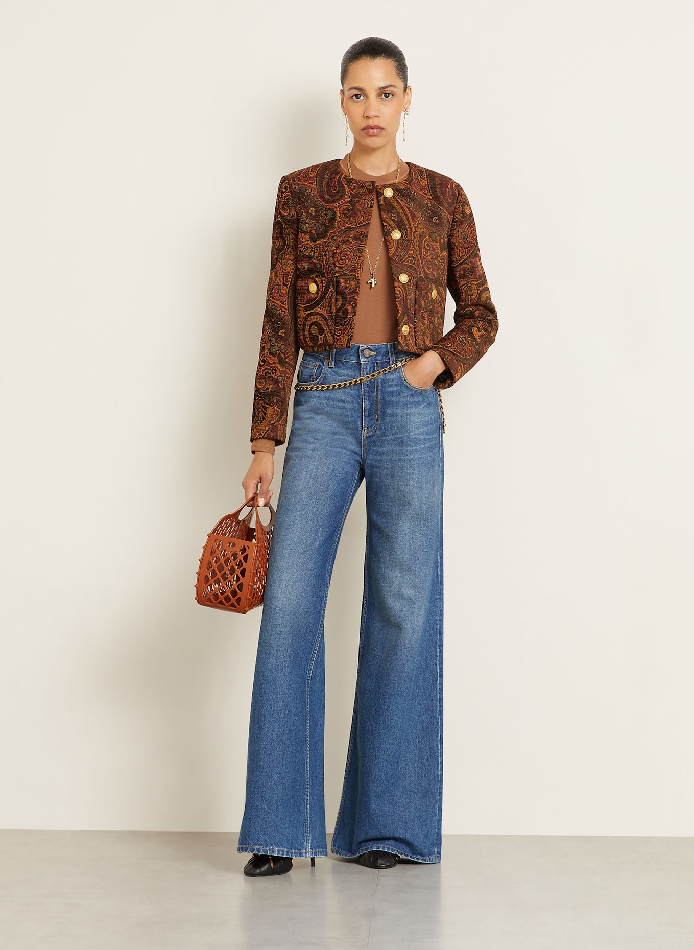 Chloé Pullover: COGNAC