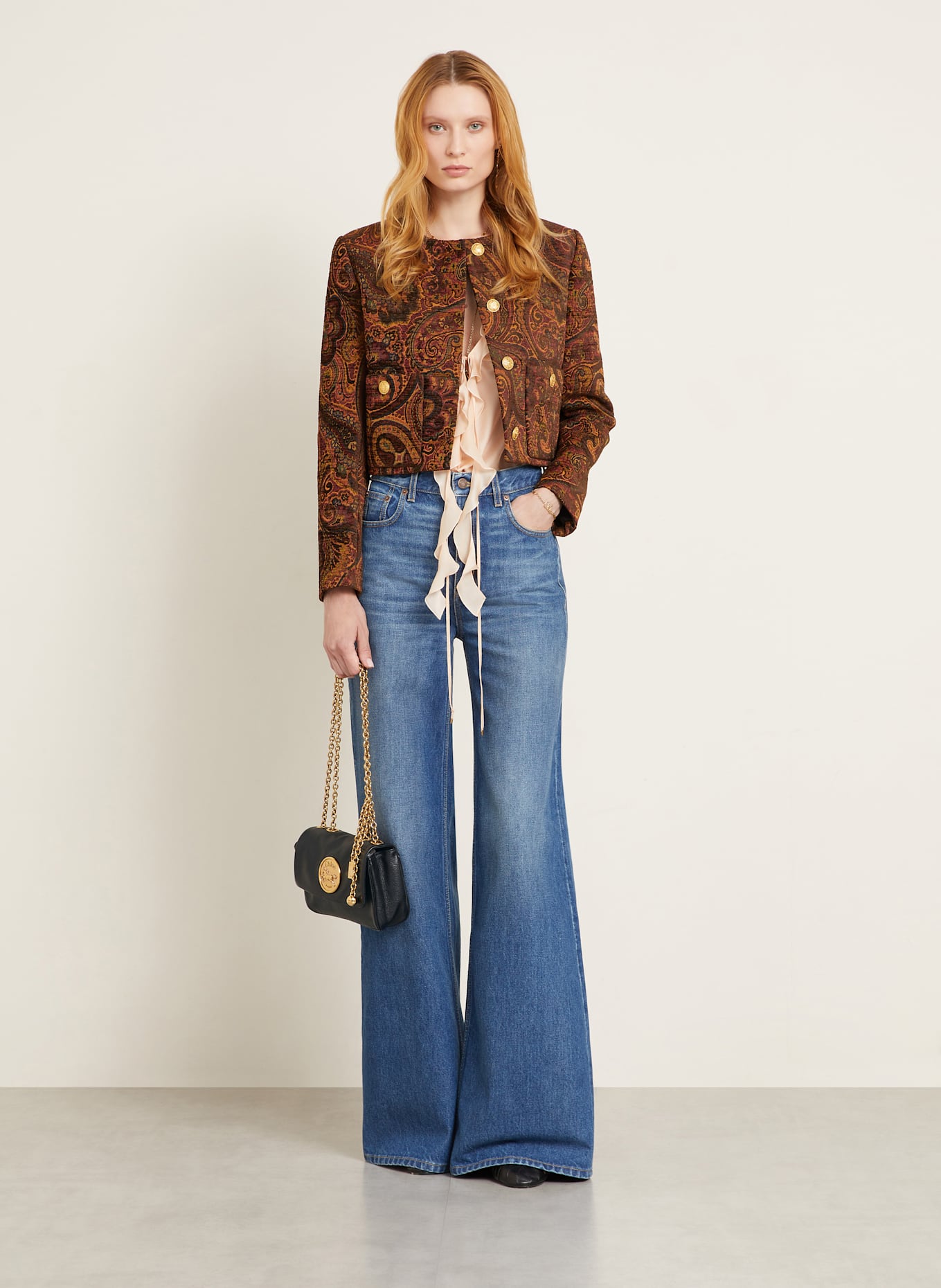 Chloé Kabelka přes rameno CHLOÉ HERITAGE SMALL: BLACK