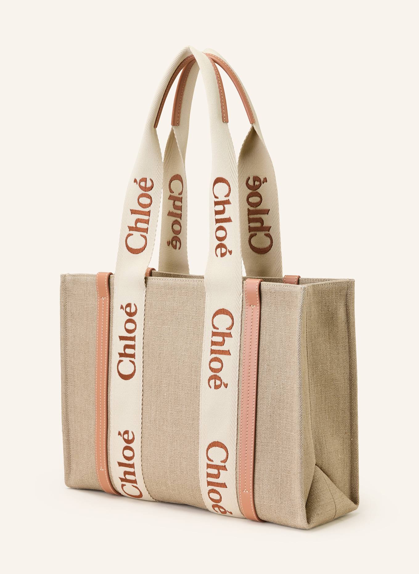 Chloé Shopper WOODY: Wooden Orange