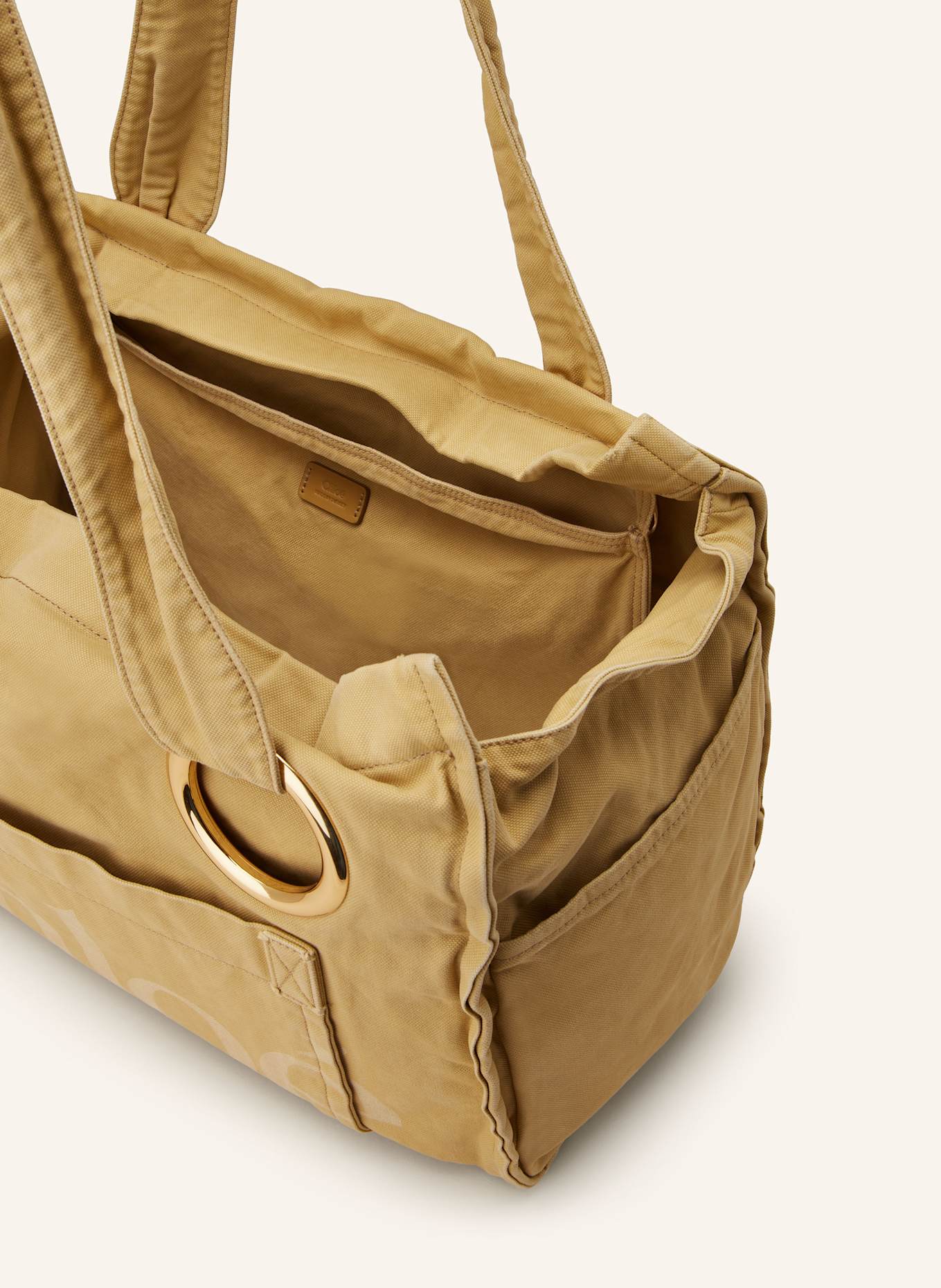 Chloé Shopper PLAGE: Porcelain Yellow