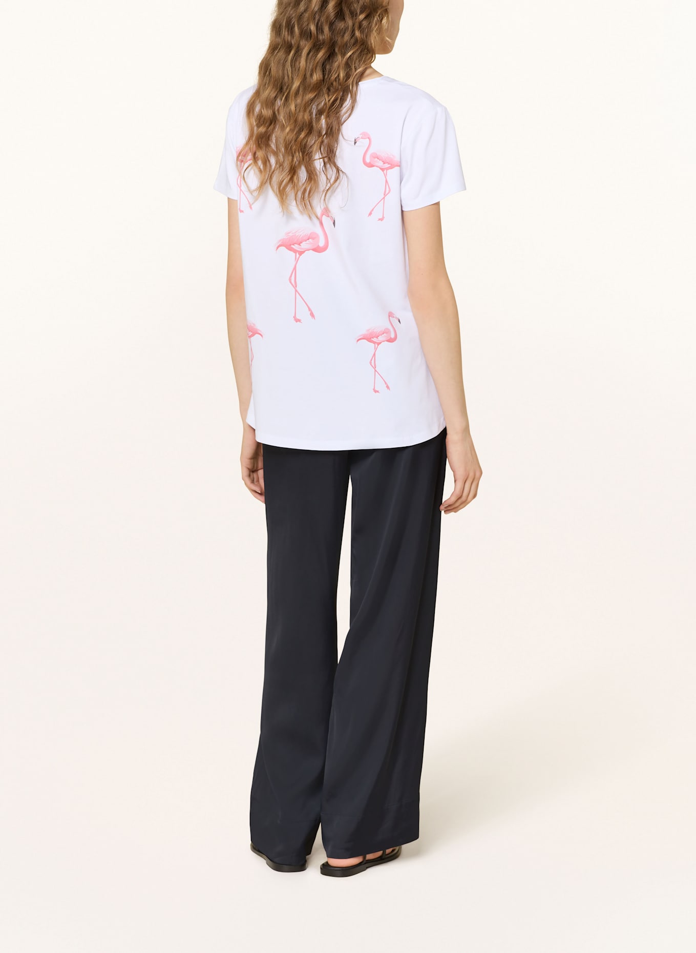 miss goodlife T-shirt z obszyciem ozdobnymi kamykami: BIAŁY / RÓŻOWY / ZIELONY