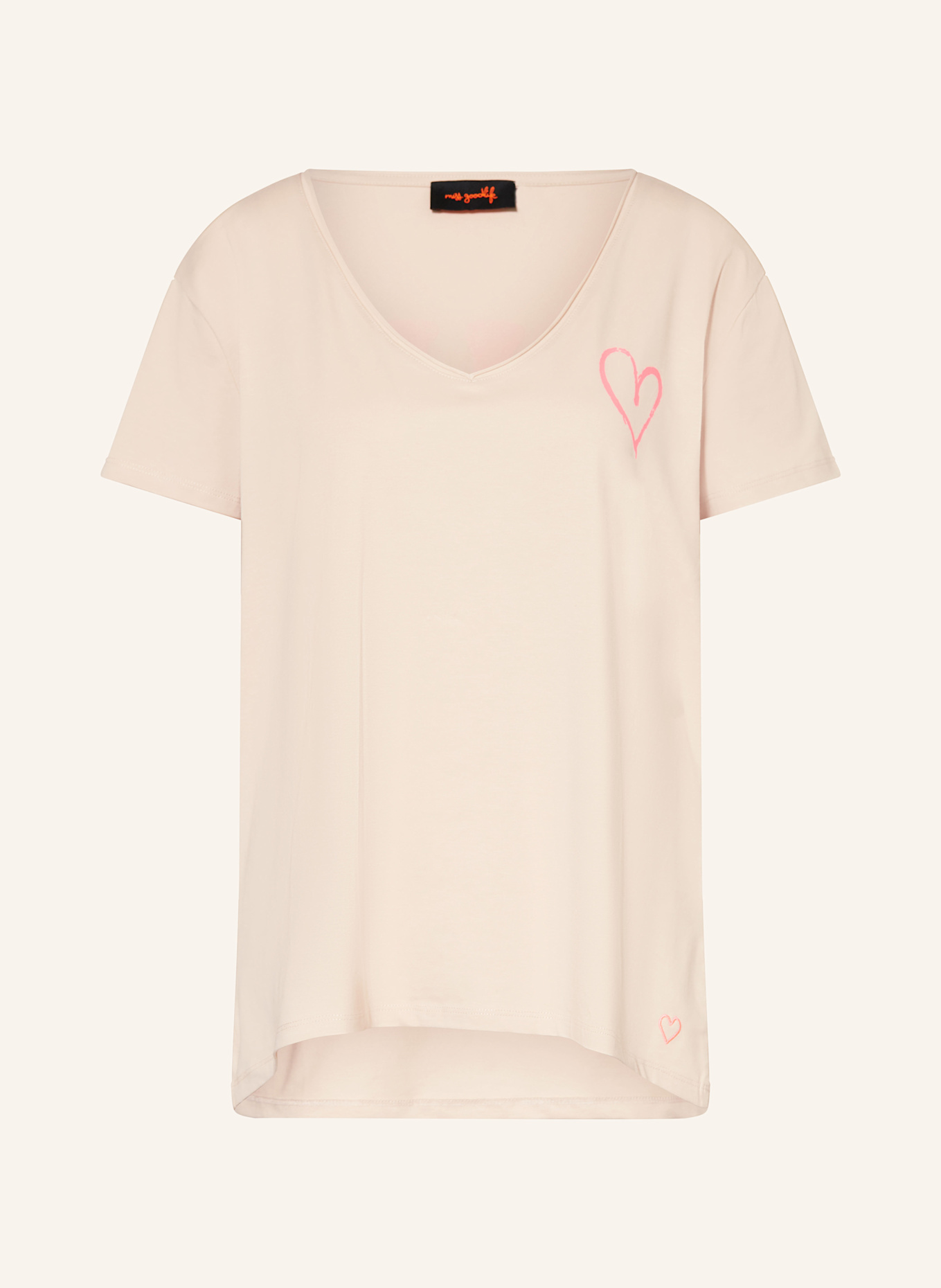 miss goodlife T-shirt: BEŻOWY