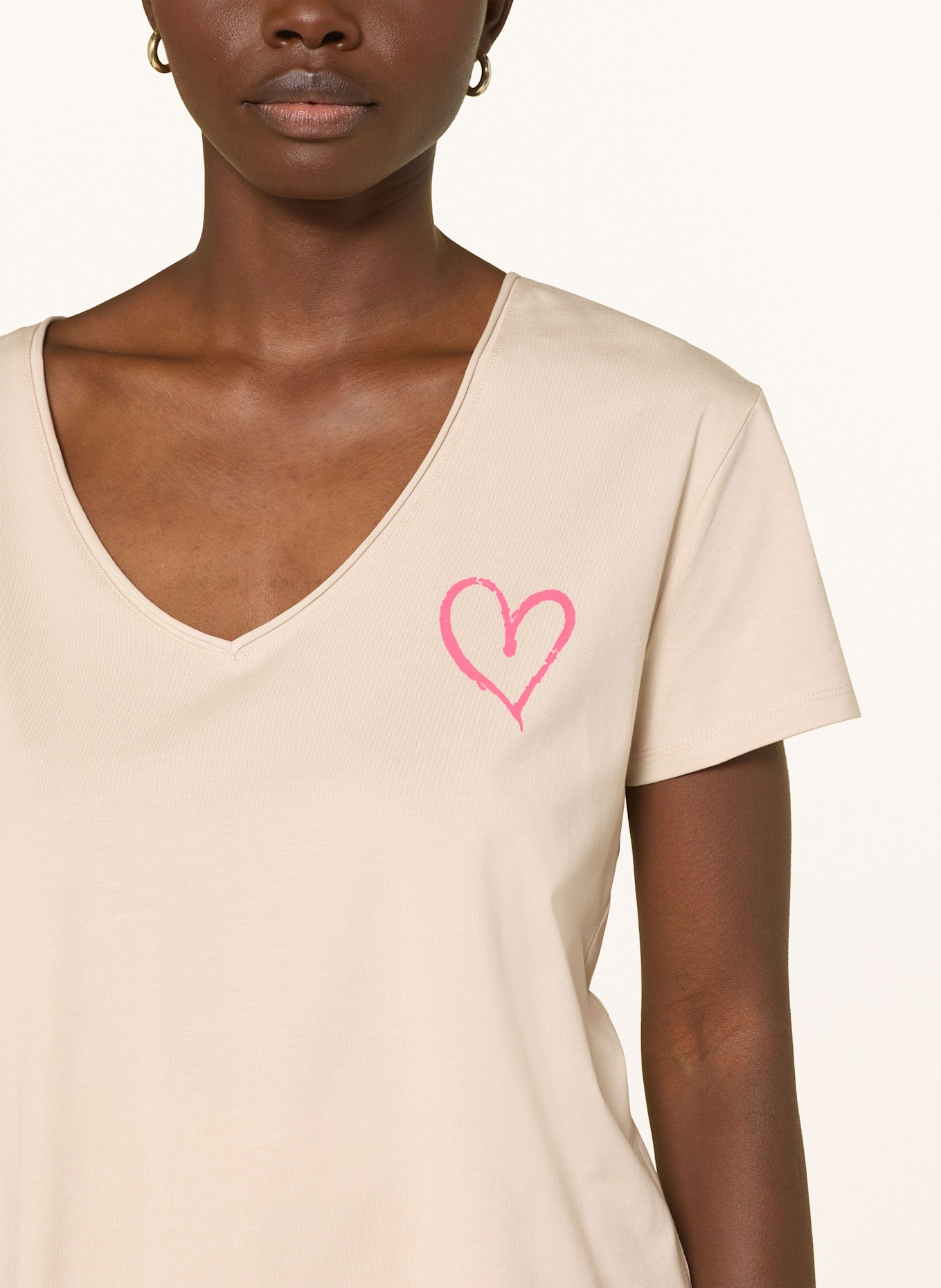 miss goodlife T-shirt: BEŻOWY