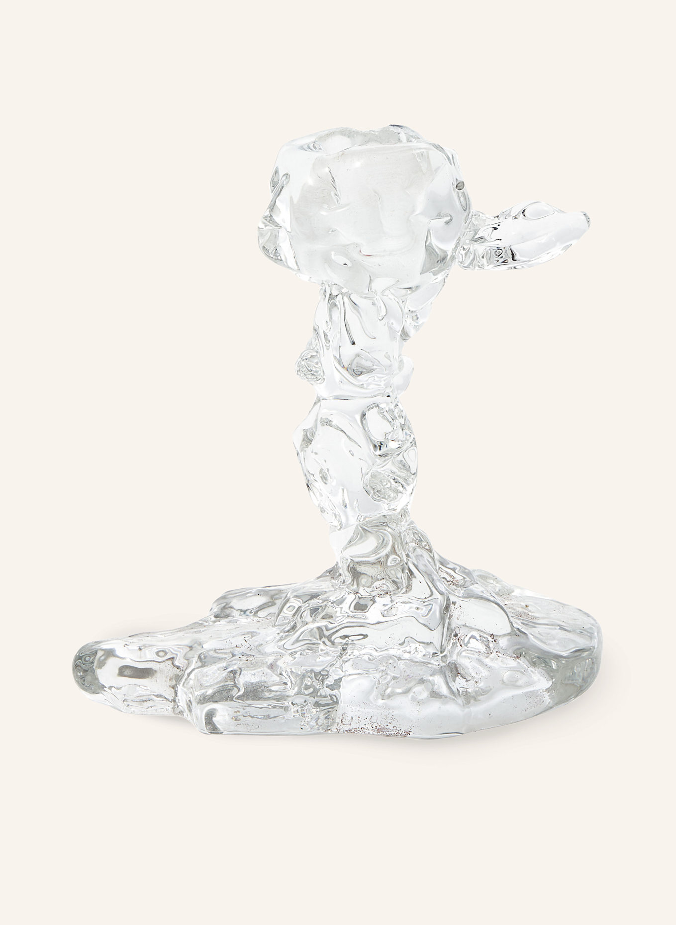 POLSPOTTEN Candleholder DRIP S: GLASS