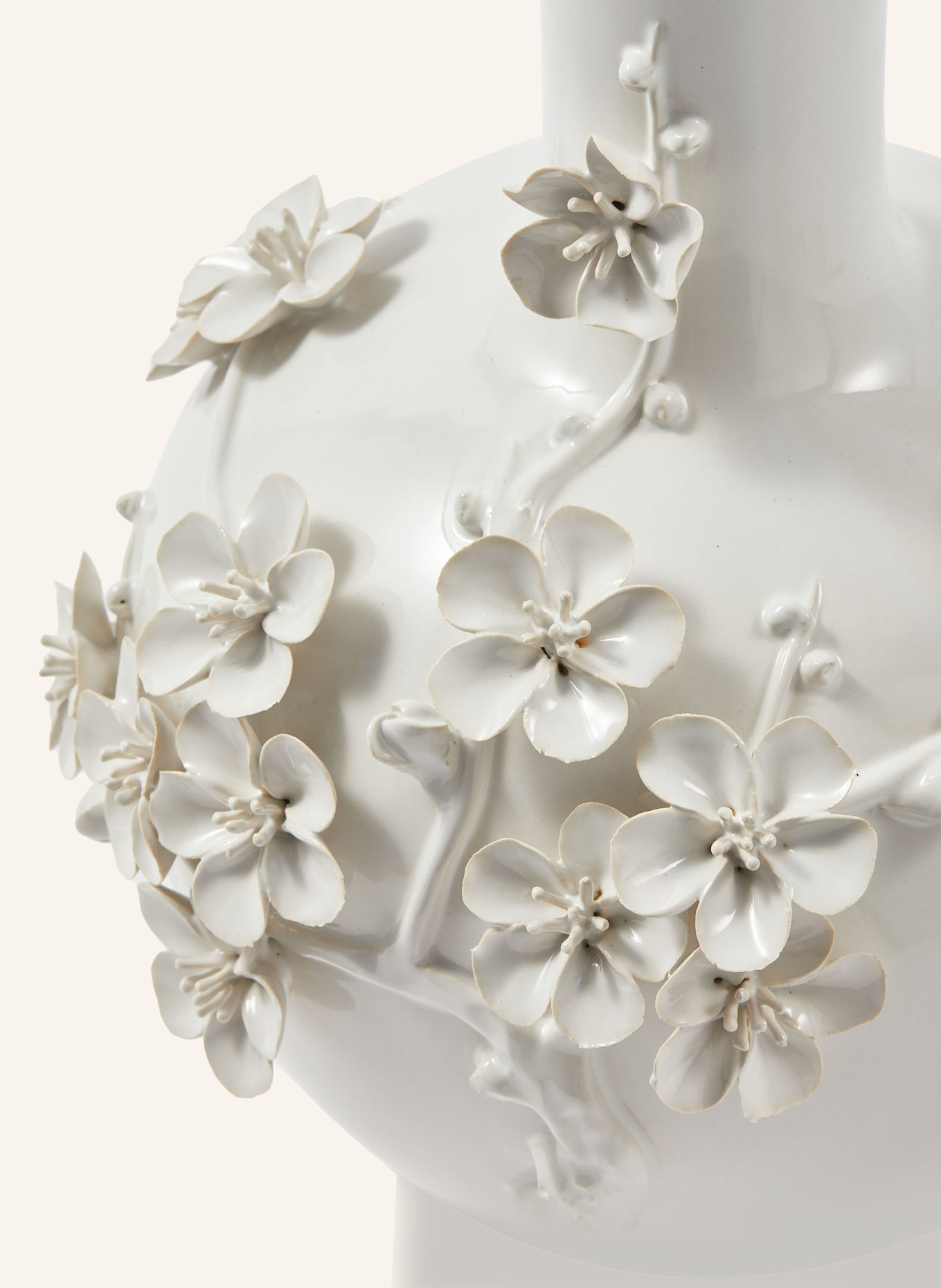 POLSPOTTEN Vase BUTTERCUP: WEISS