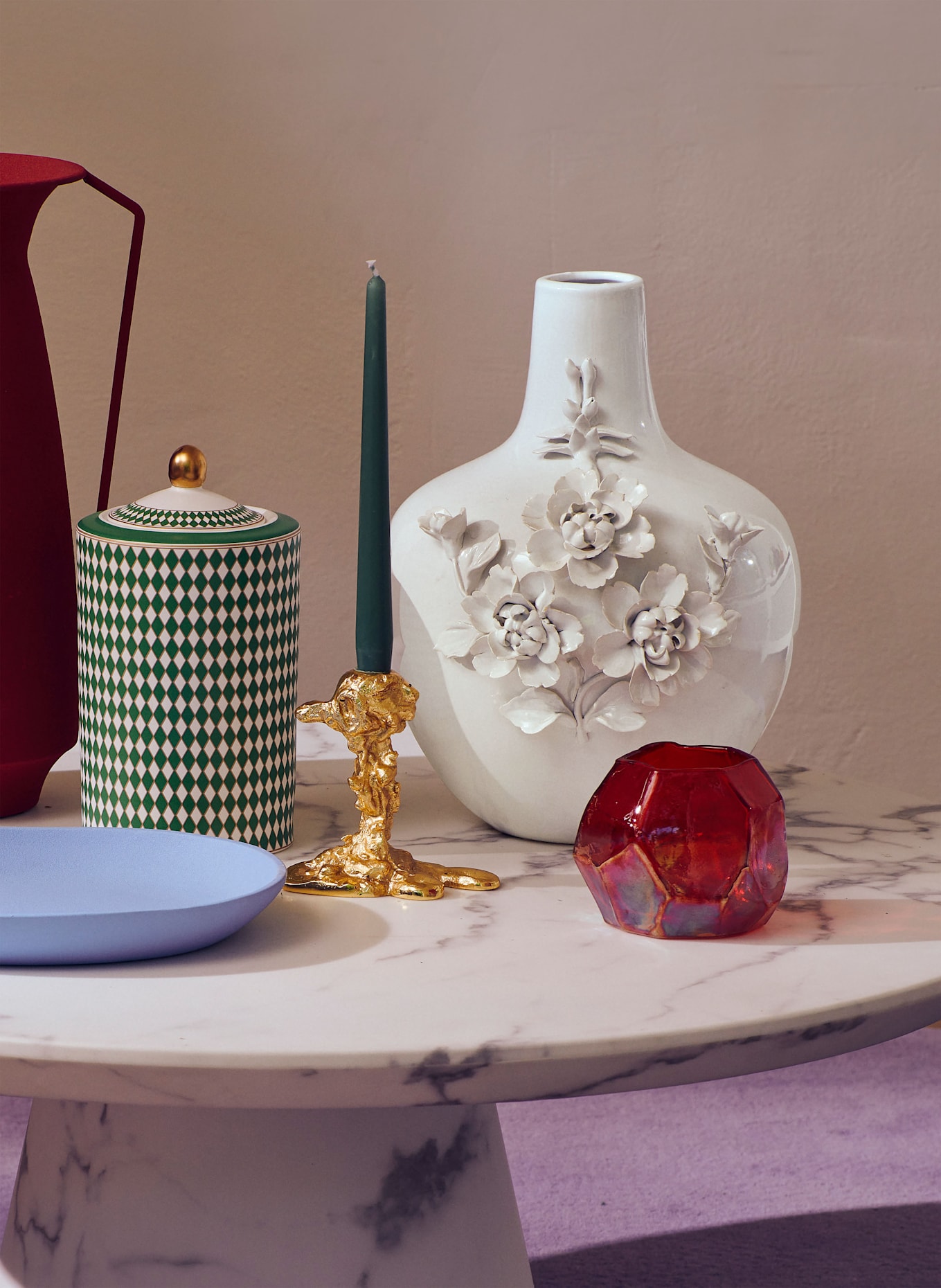 POLSPOTTEN Vase BUTTERCUP: WEISS