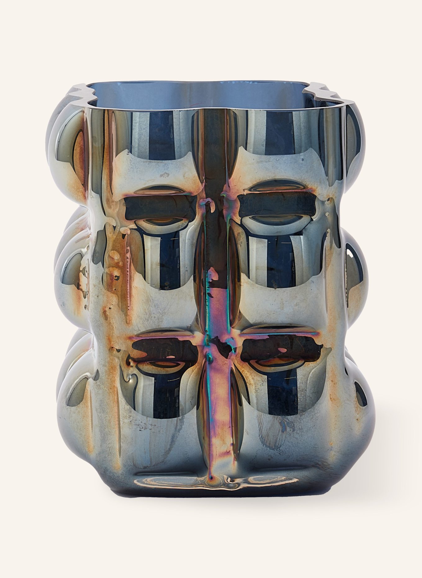 POLSPOTTEN Vase BUBBLE SMALL: SILBER