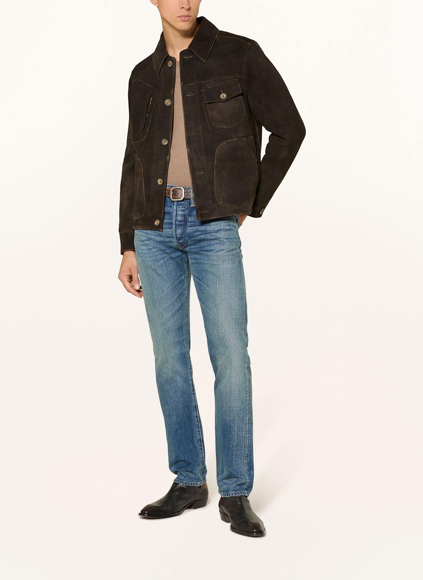 MEINDL Lederjanker JANSZ: DUNKELBRAUN