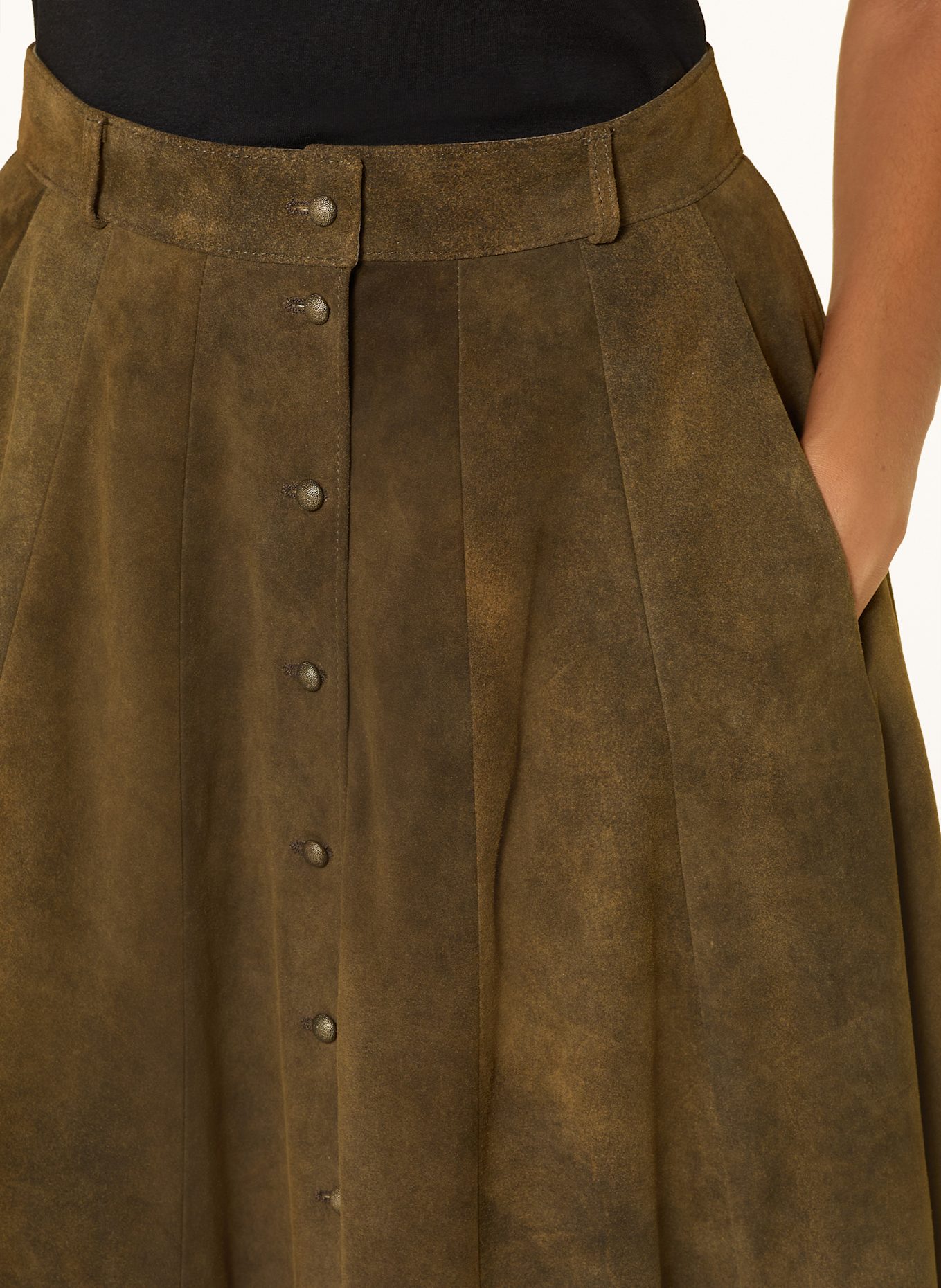 MEINDL Lederrock DAISY: DUNKELBRAUN