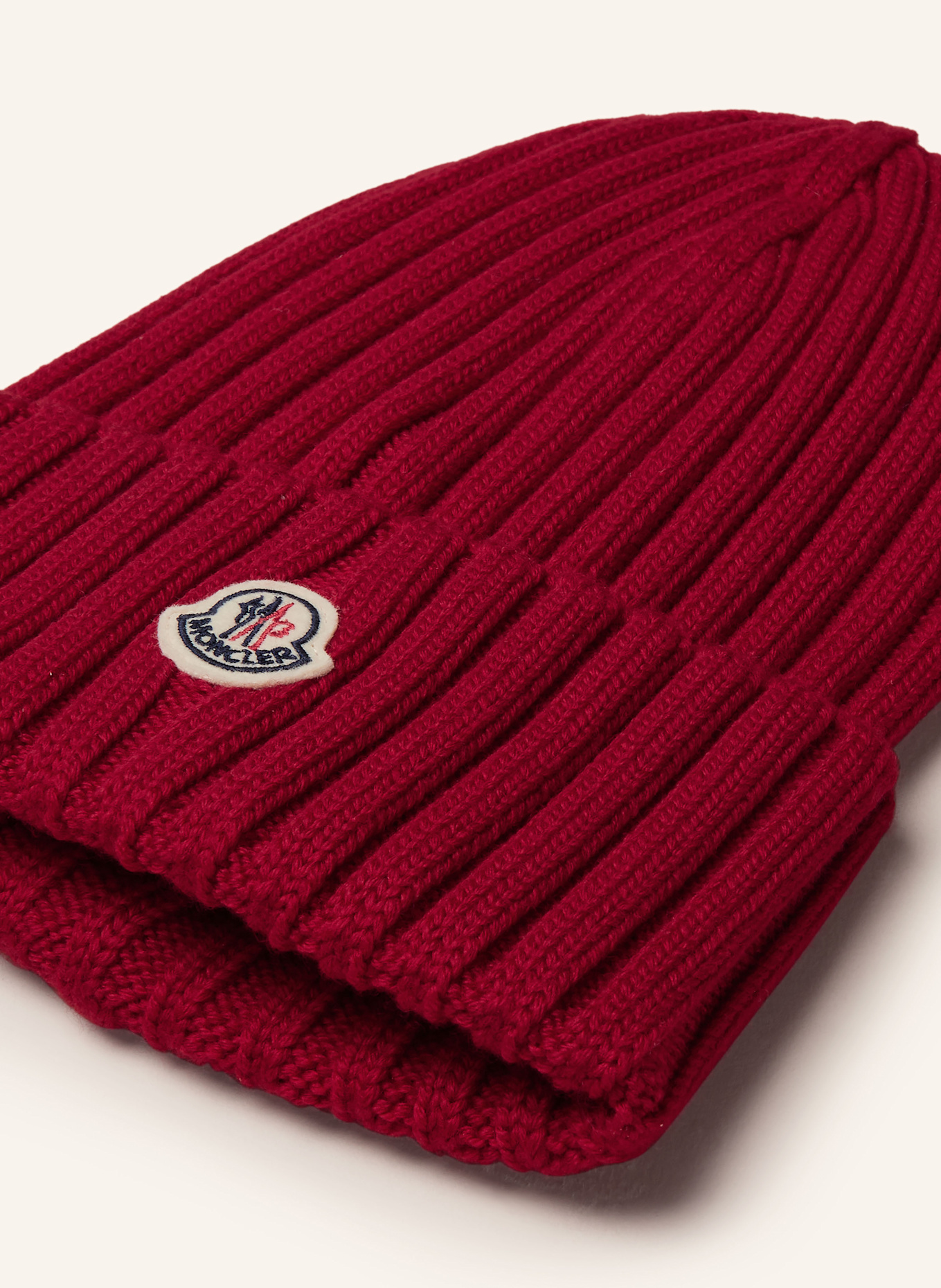 MONCLER Mütze: DUNKELROT