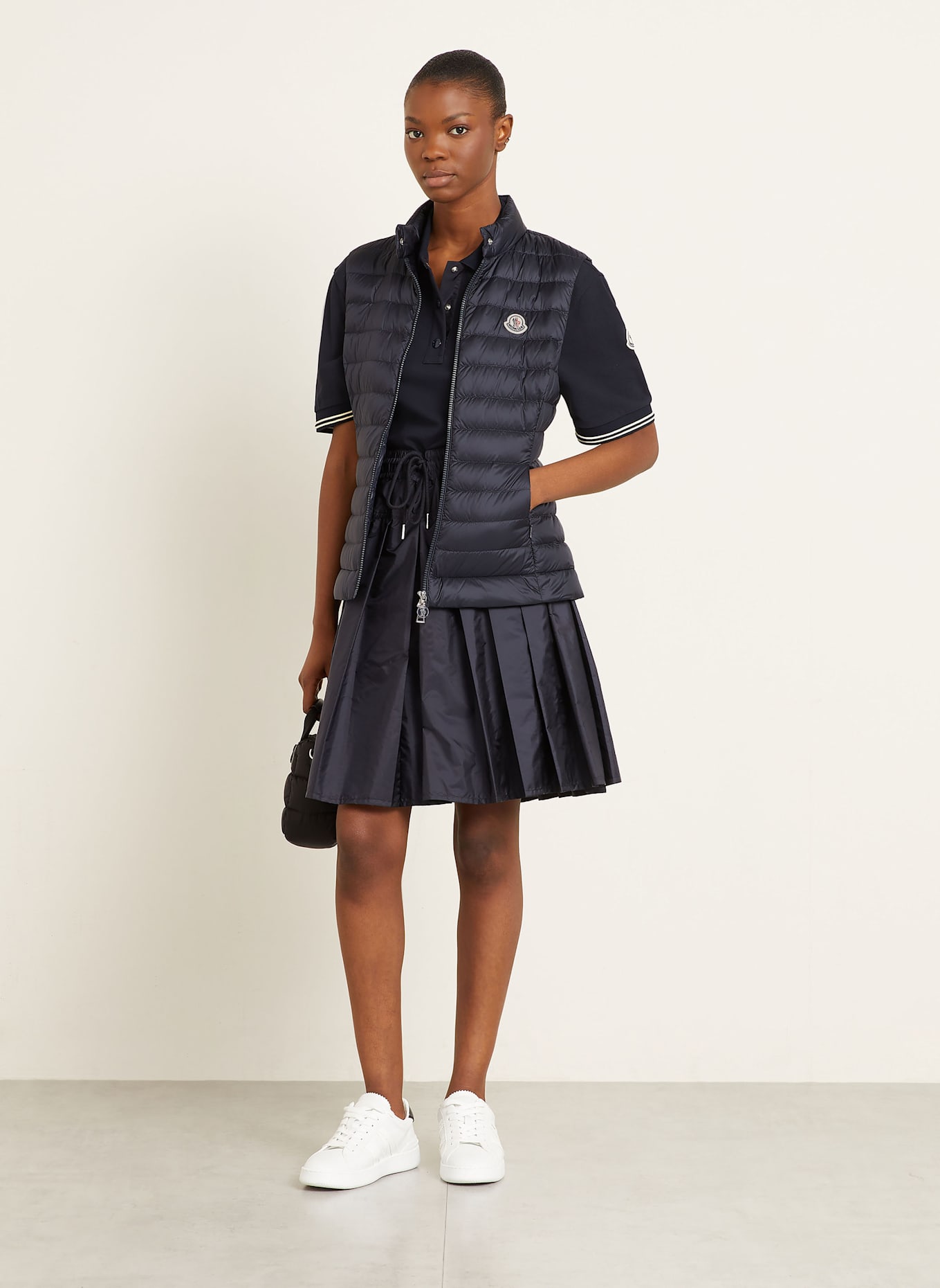 MONCLER Daunenweste IGENS: DUNKELBLAU
