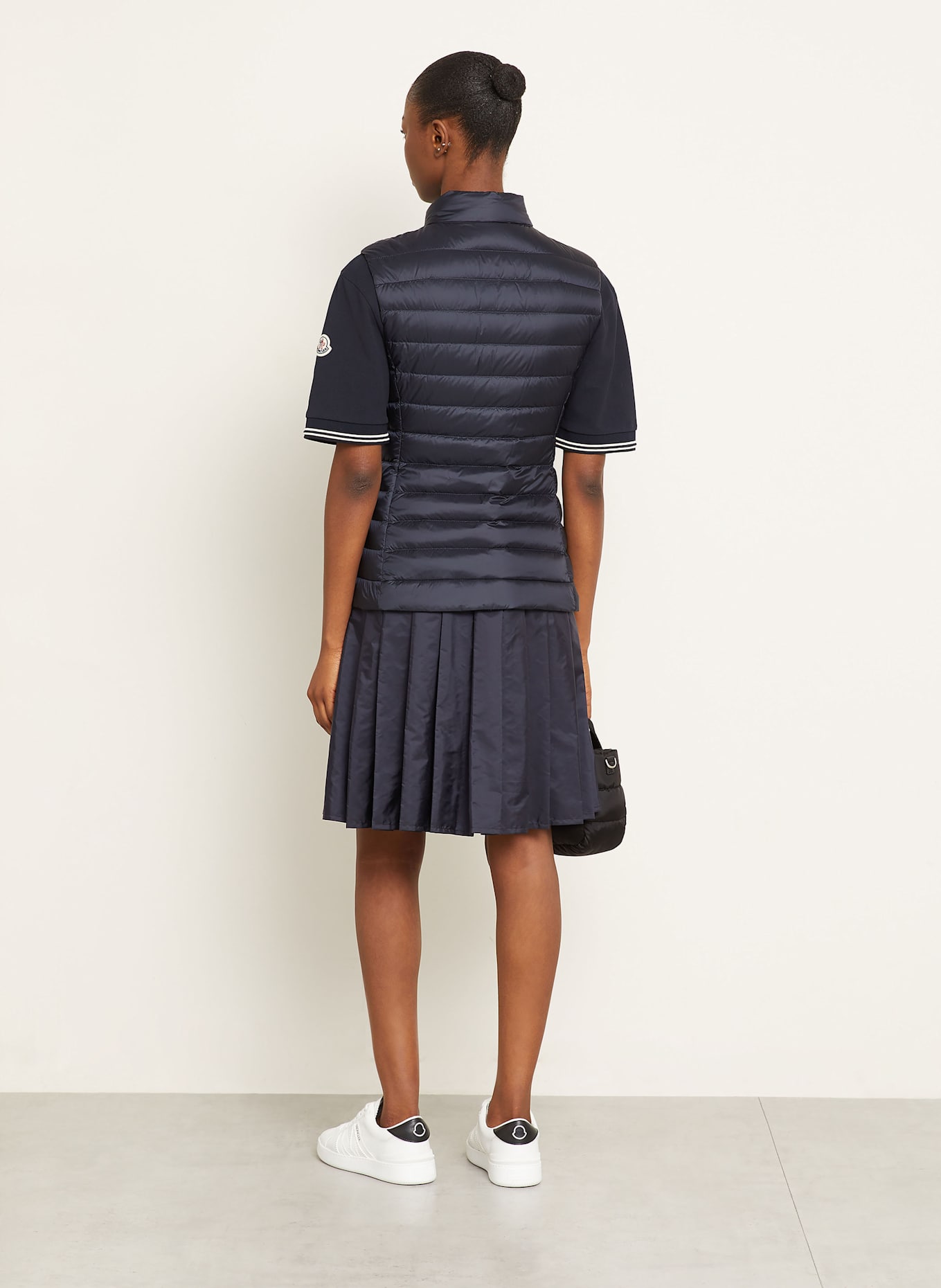 MONCLER Daunenweste IGENS: DUNKELBLAU