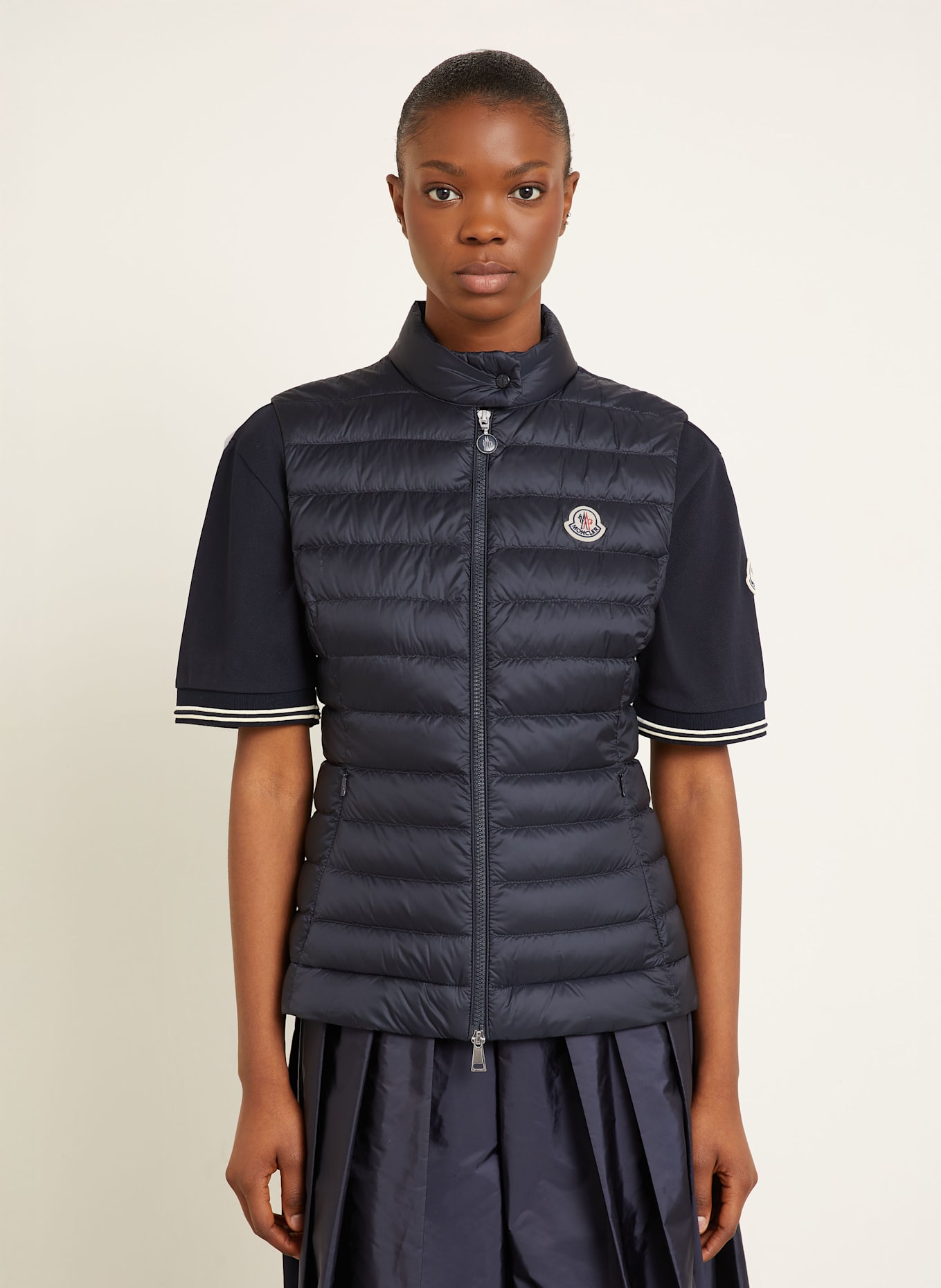MONCLER Daunenweste IGENS: DUNKELBLAU