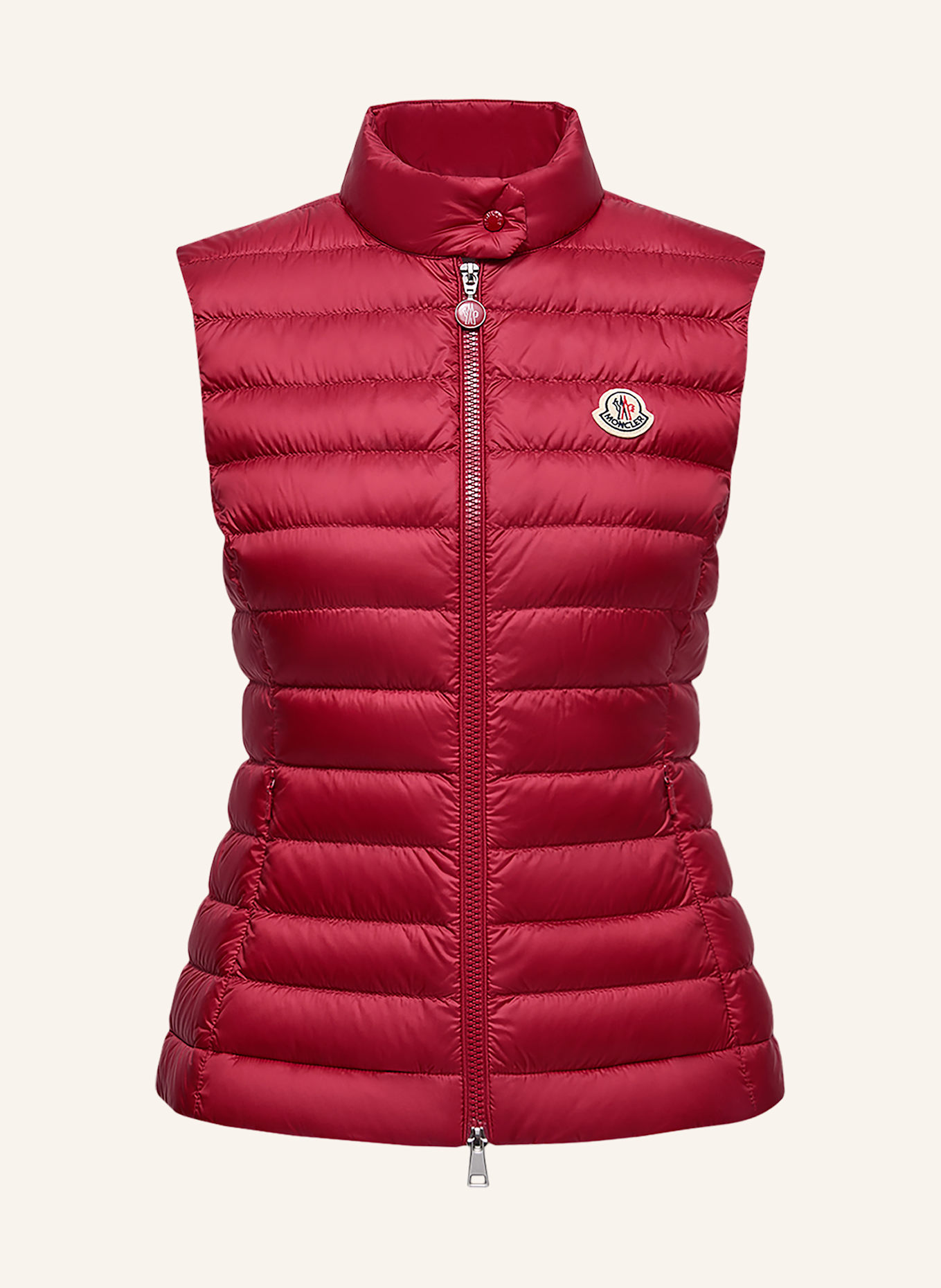 MONCLER Daunenweste IGENS: DUNKELROT