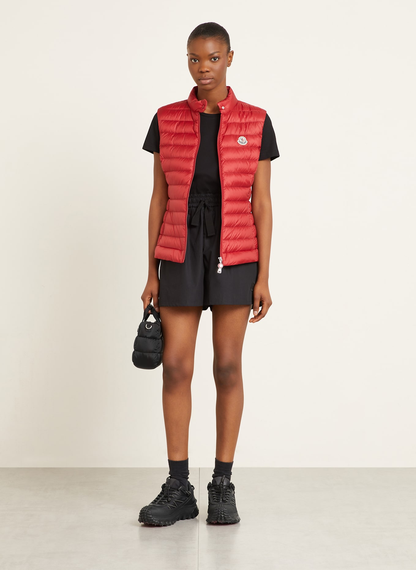 MONCLER Daunenweste IGENS: DUNKELROT