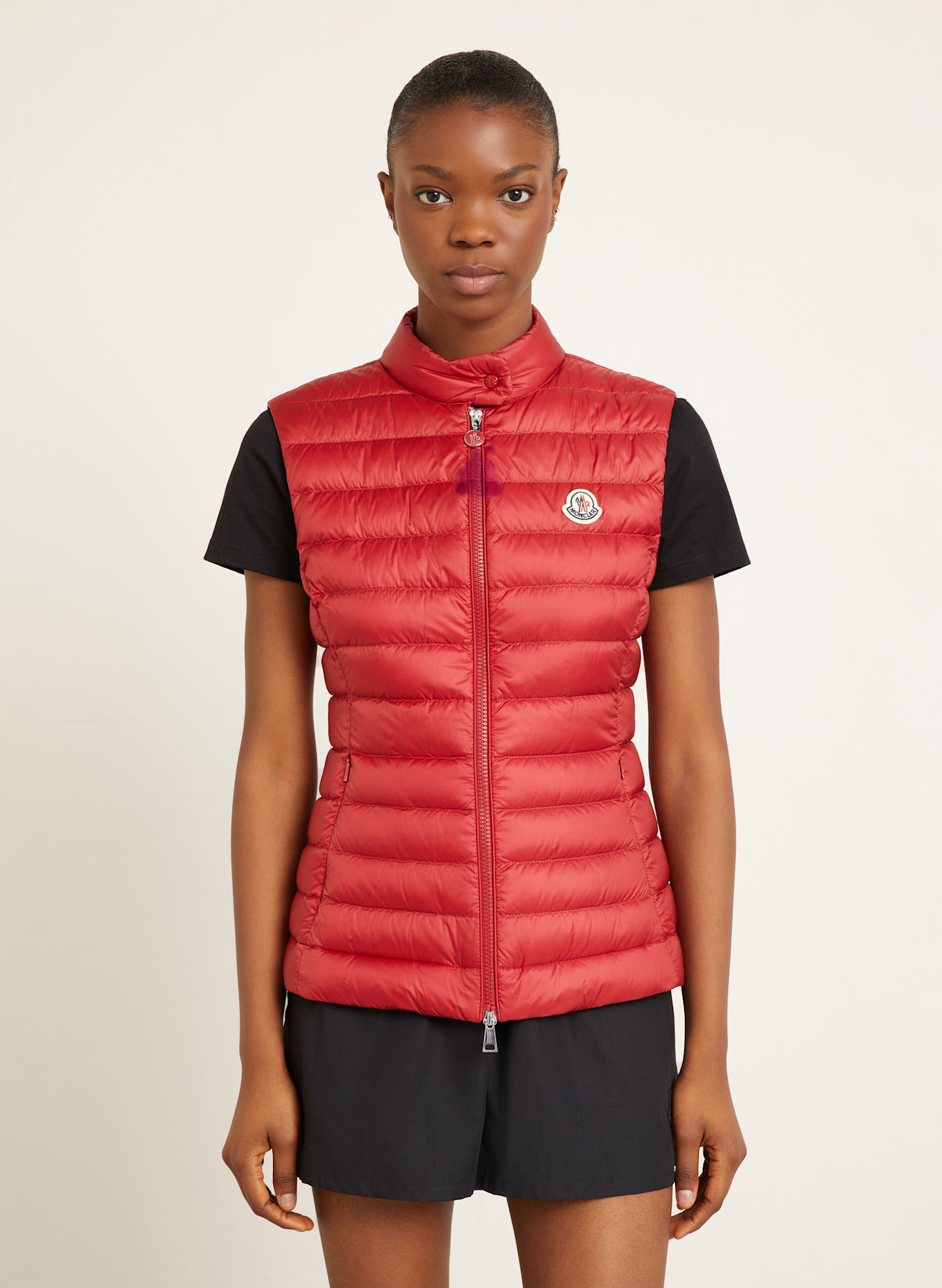 MONCLER Daunenweste IGENS: DUNKELROT