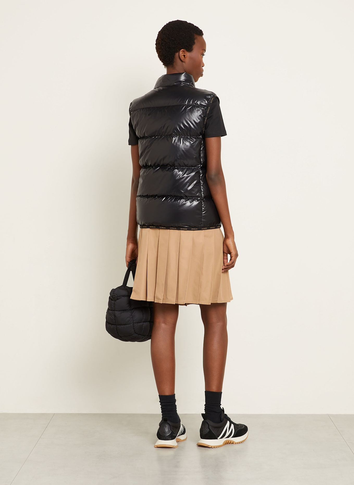 MONCLER Daunenweste BADIA: SCHWARZ