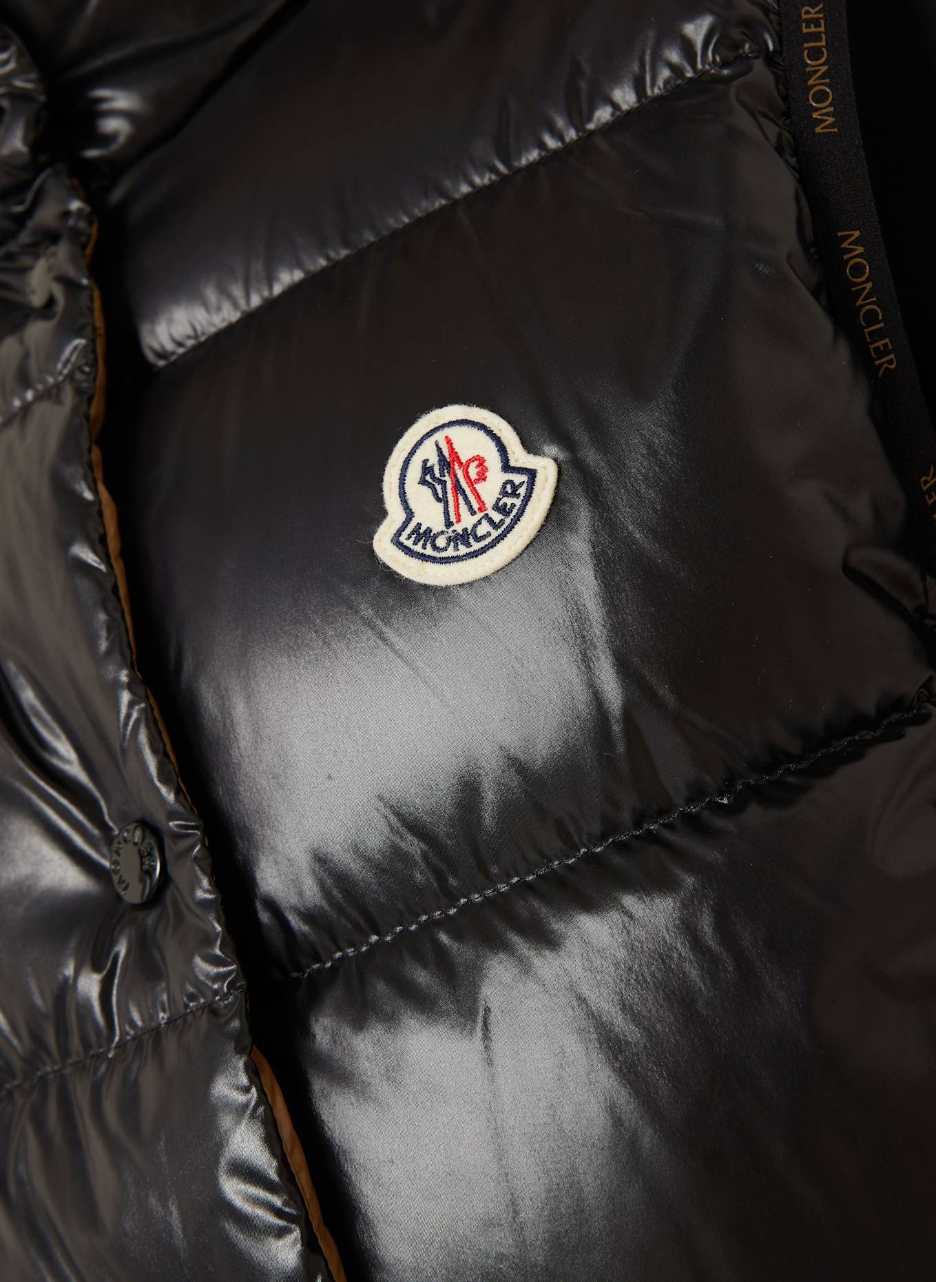 MONCLER Daunenweste BADIA: SCHWARZ