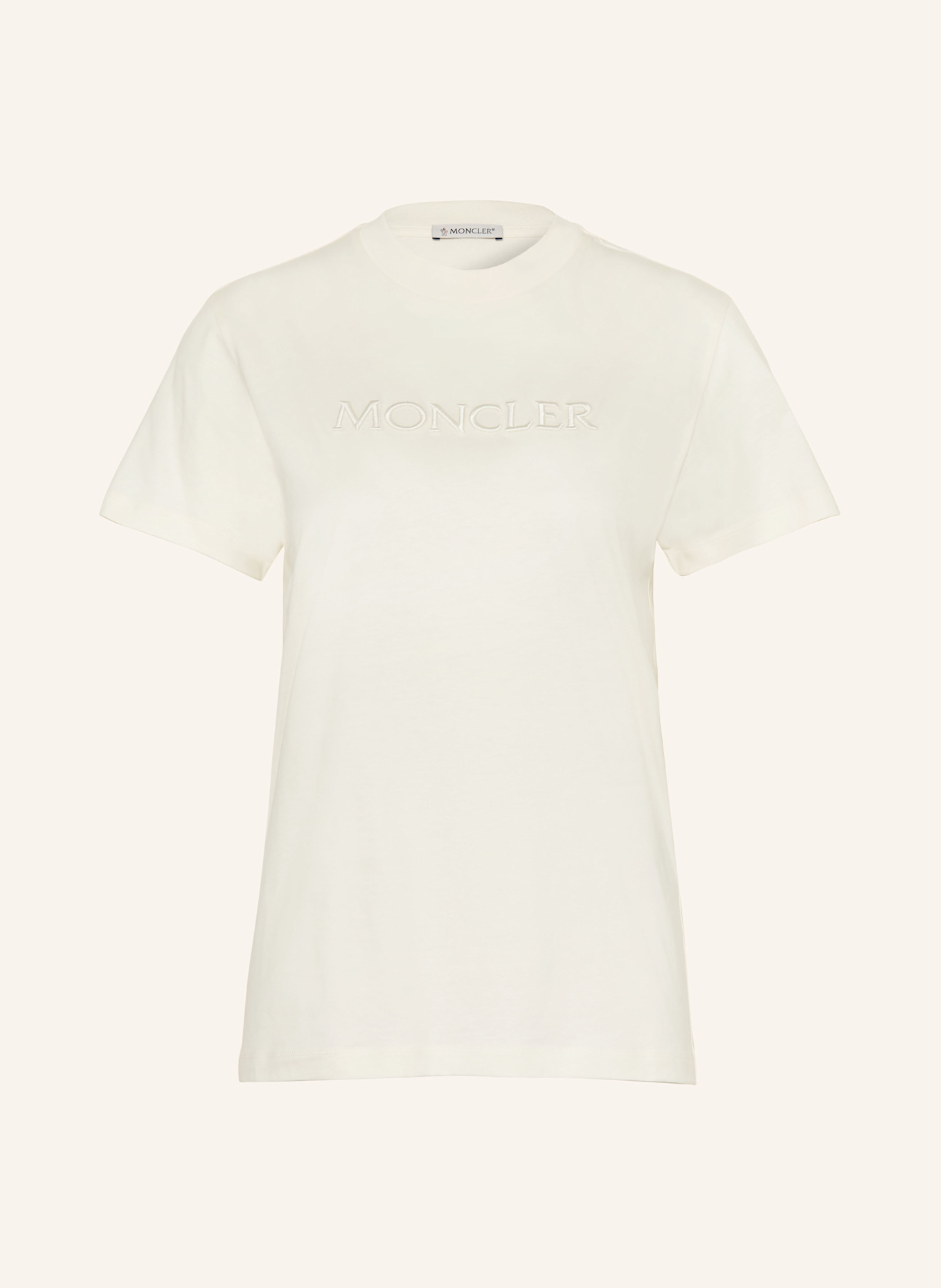 MONCLER T-Shirt: ECRU