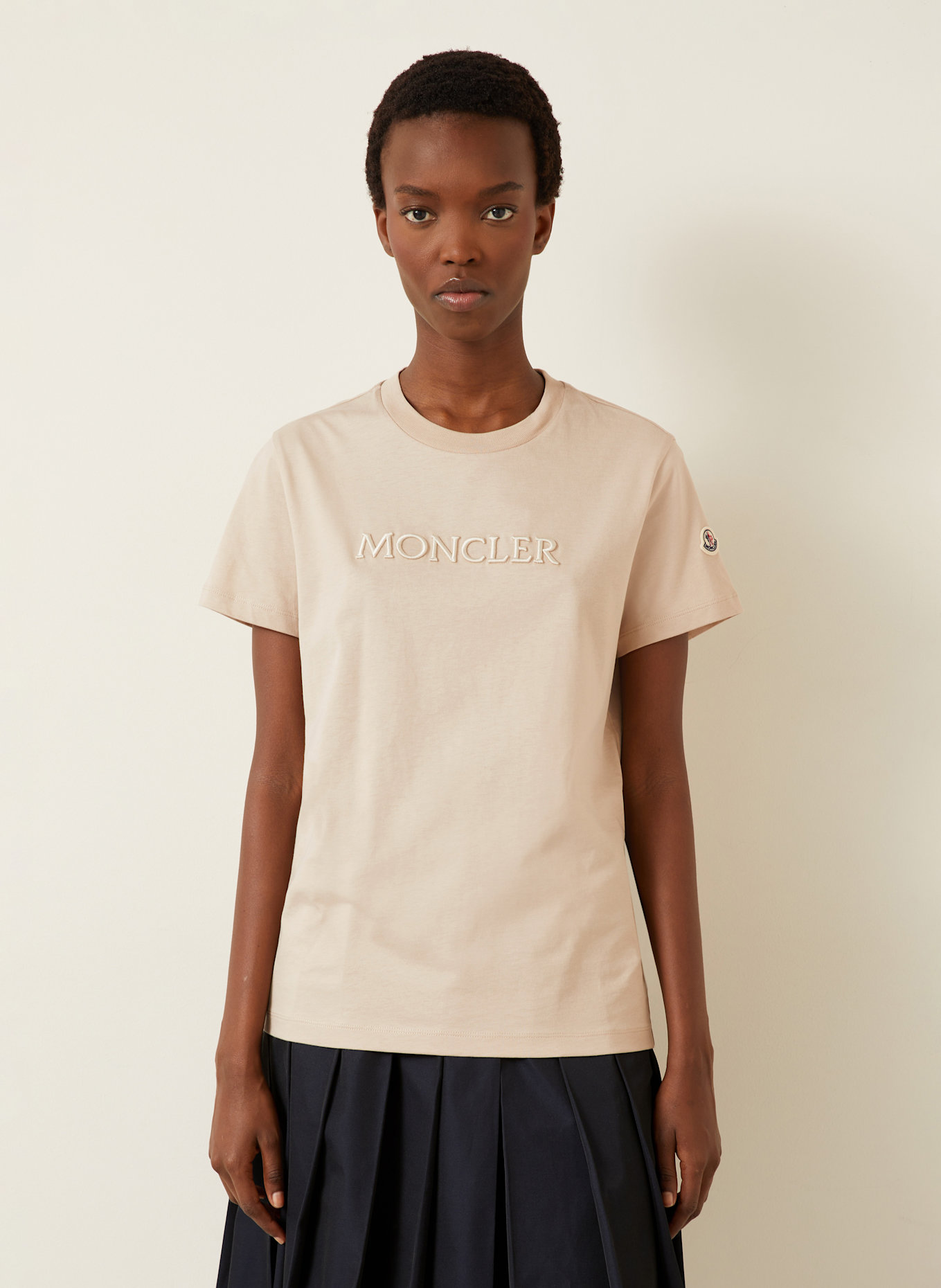 MONCLER T-Shirt: BEIGE