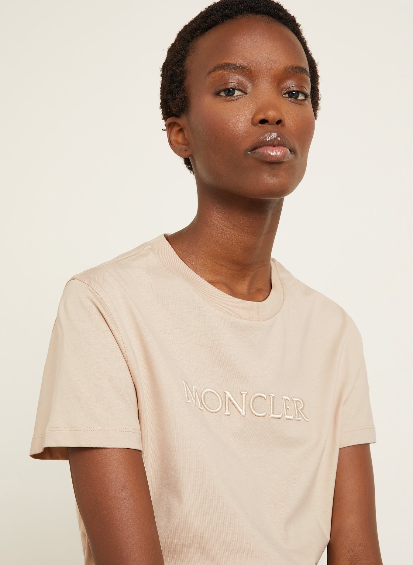 MONCLER T-Shirt: BEIGE