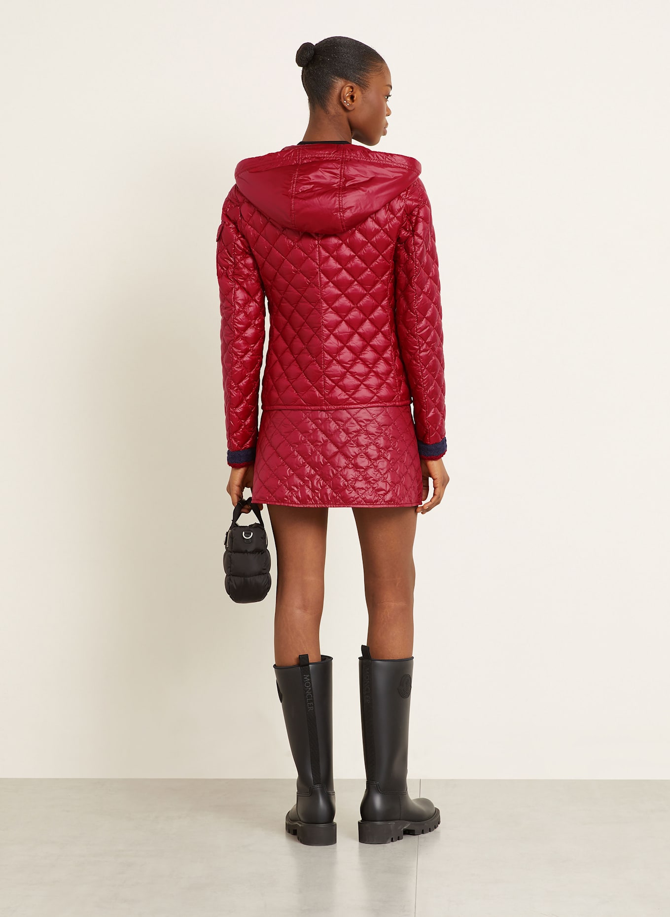 MONCLER Daunenjacke CORBELIN: DUNKELROT