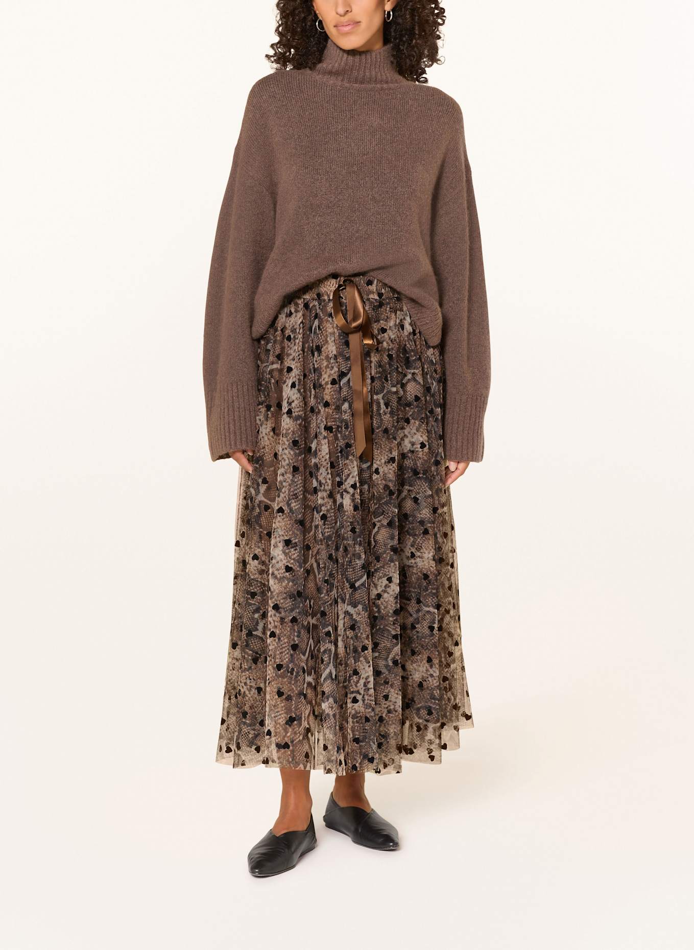 miss goodlife Tüllrock: DUNKELBRAUN / HELLBRAUN