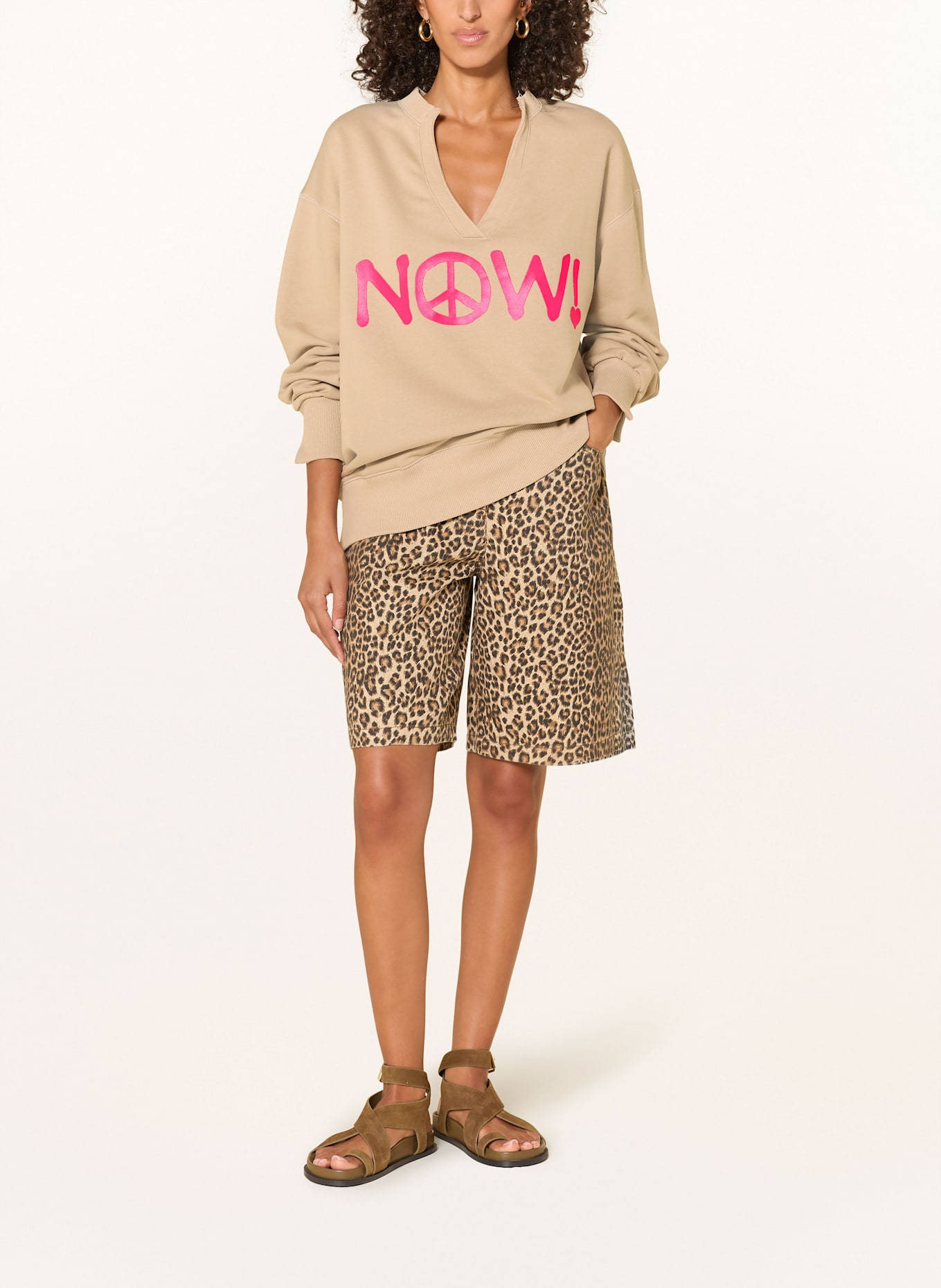 miss goodlife Sweatshirt: BEIGE