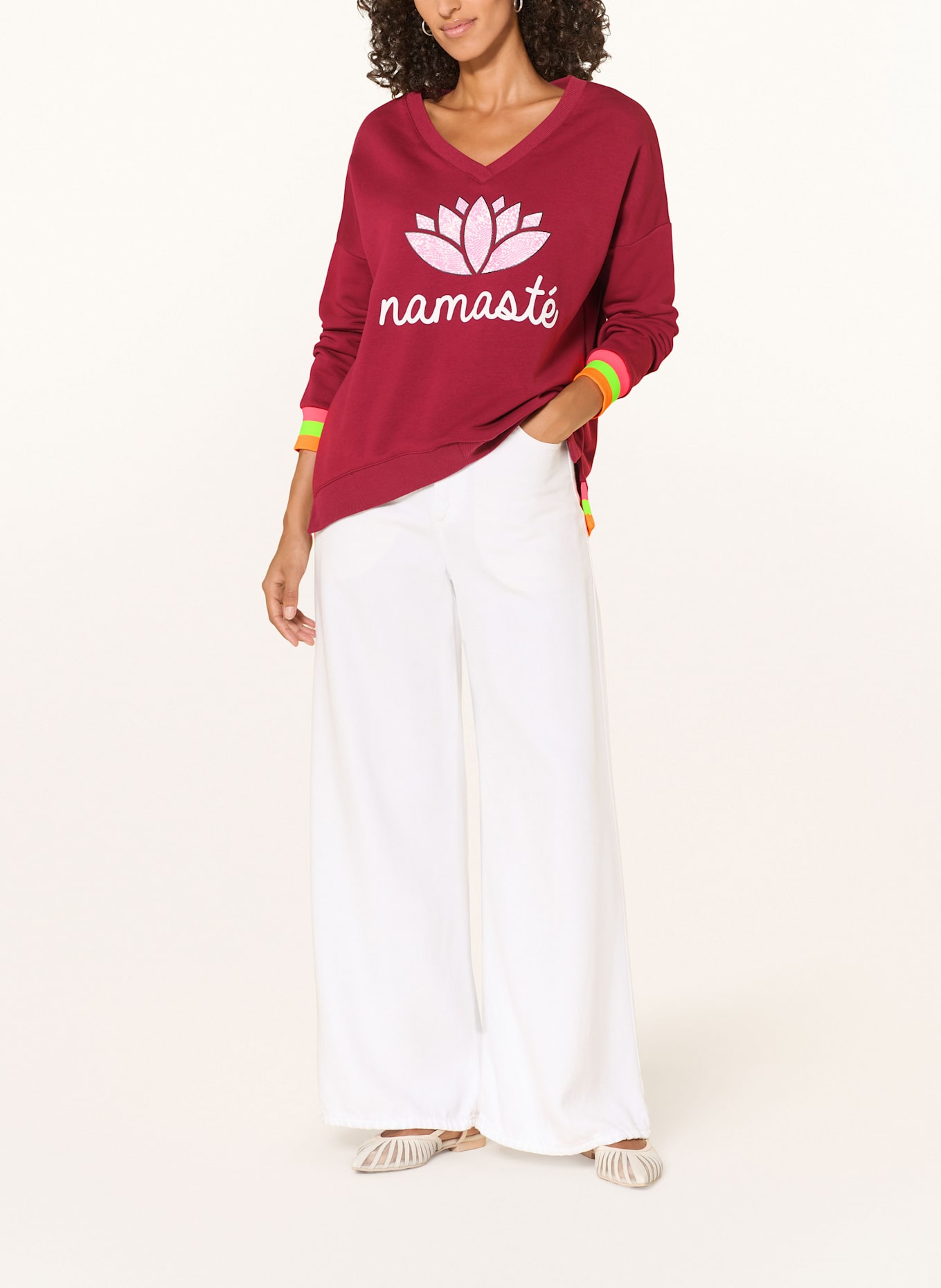 miss goodlife Sweatshirt: DUNKELROT