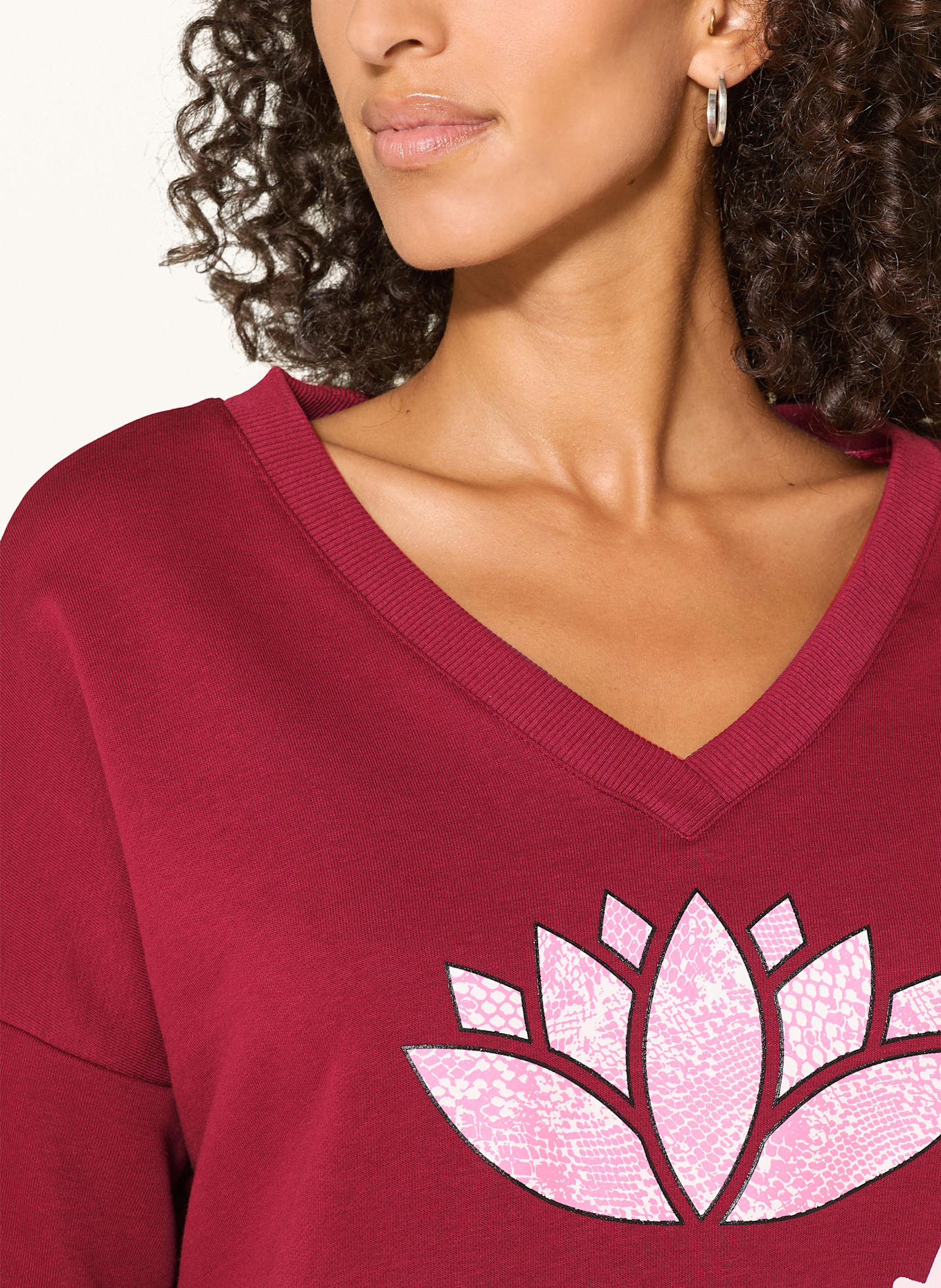 miss goodlife Sweatshirt: DUNKELROT