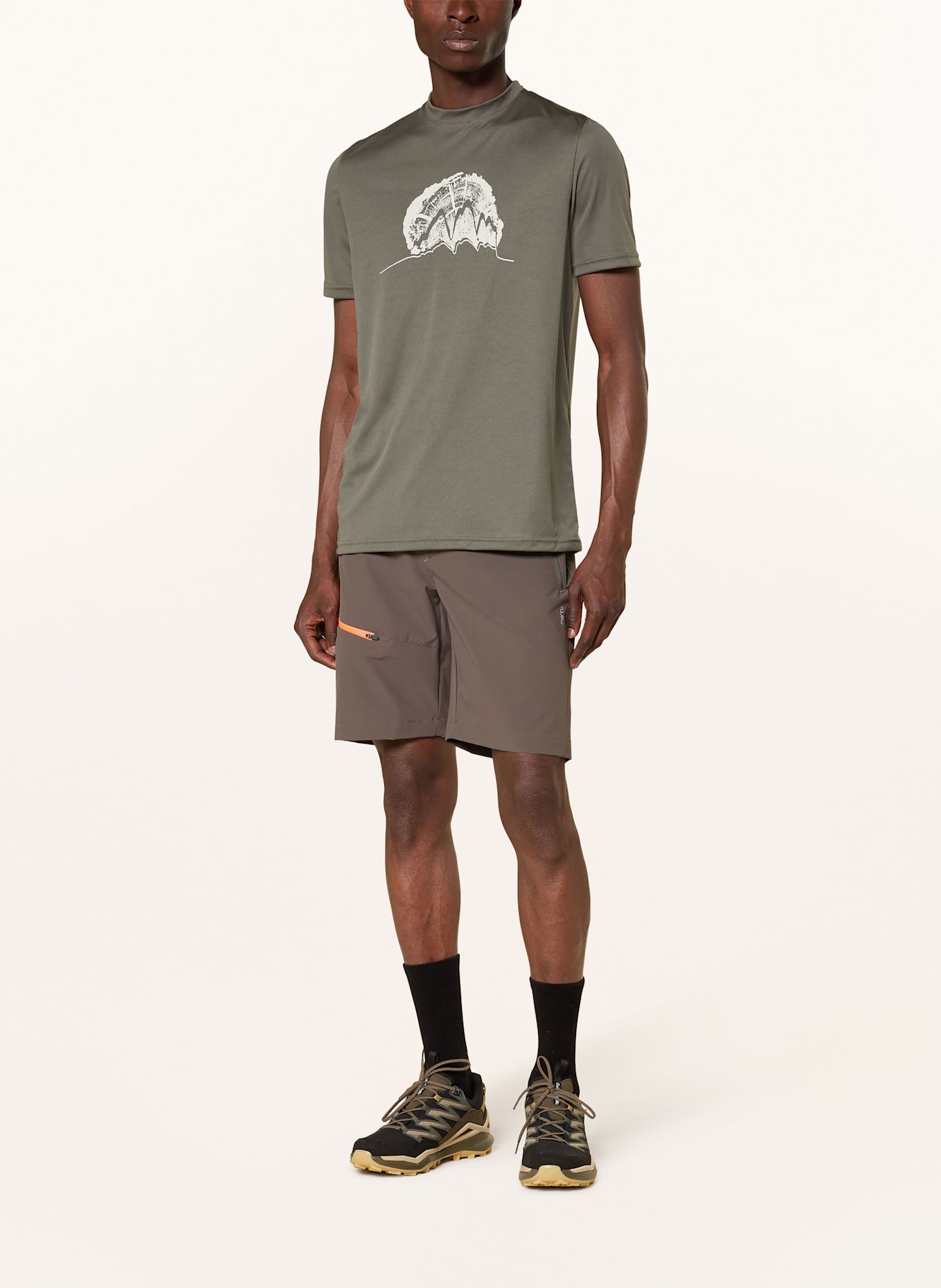 me°ru' T-Shirt CANTWELL: KHAKI