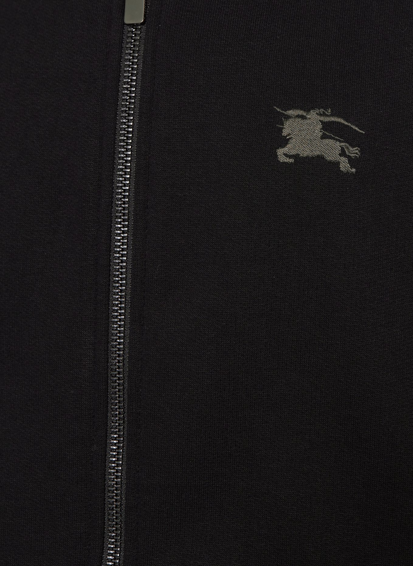 BURBERRY Sweatjacke mit Galonstreifen: SCHWARZ