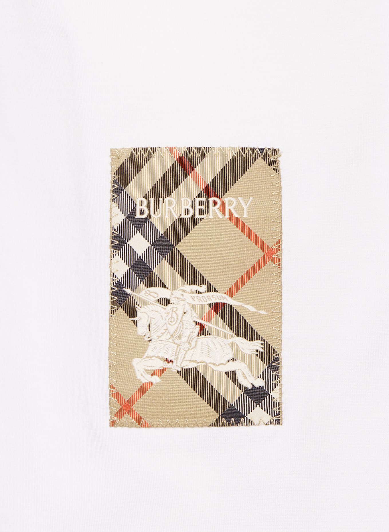 BURBERRY T-shirt: BIAŁY