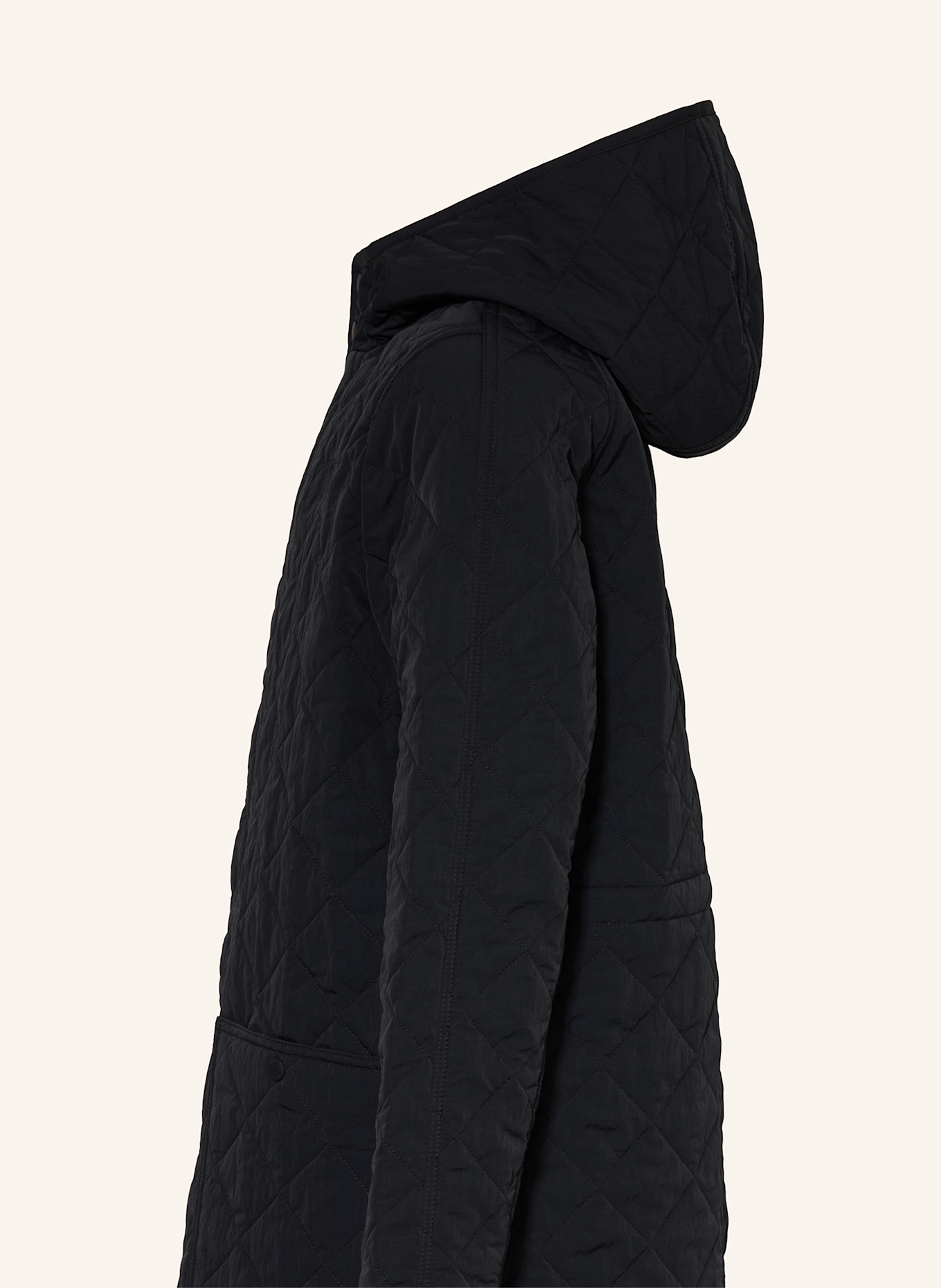 BURBERRY Płaszcz: CZARNY