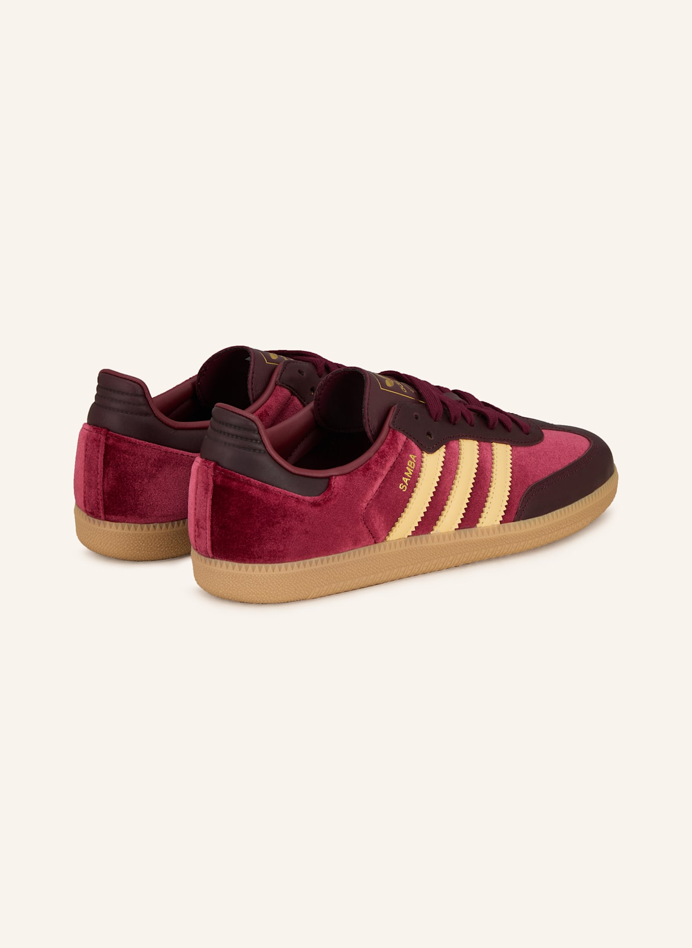 adidas Originals Sneaker SAMBA OG: DUNKELROT/ ECRU