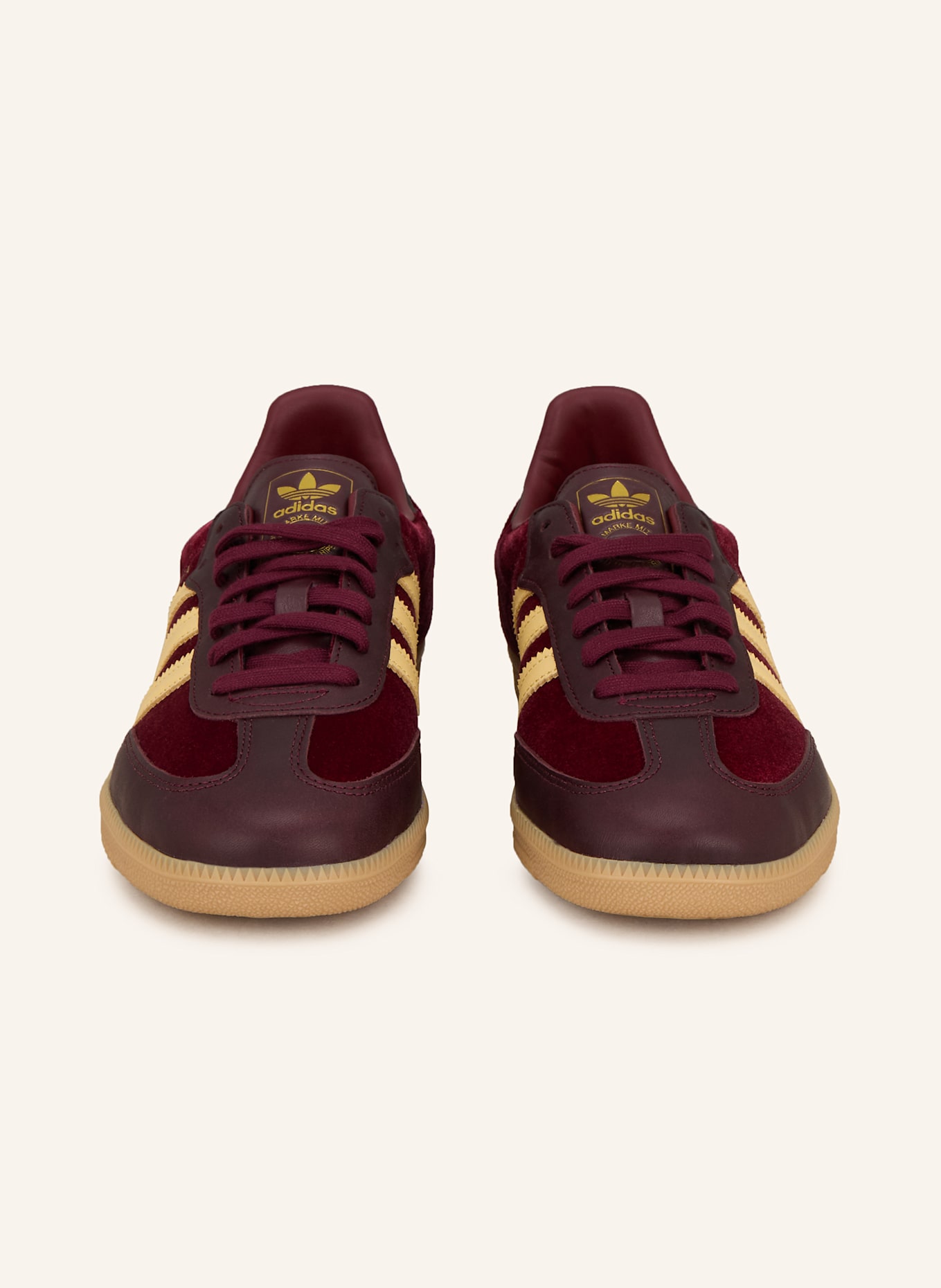 adidas Originals Sneaker SAMBA OG: DUNKELROT/ ECRU