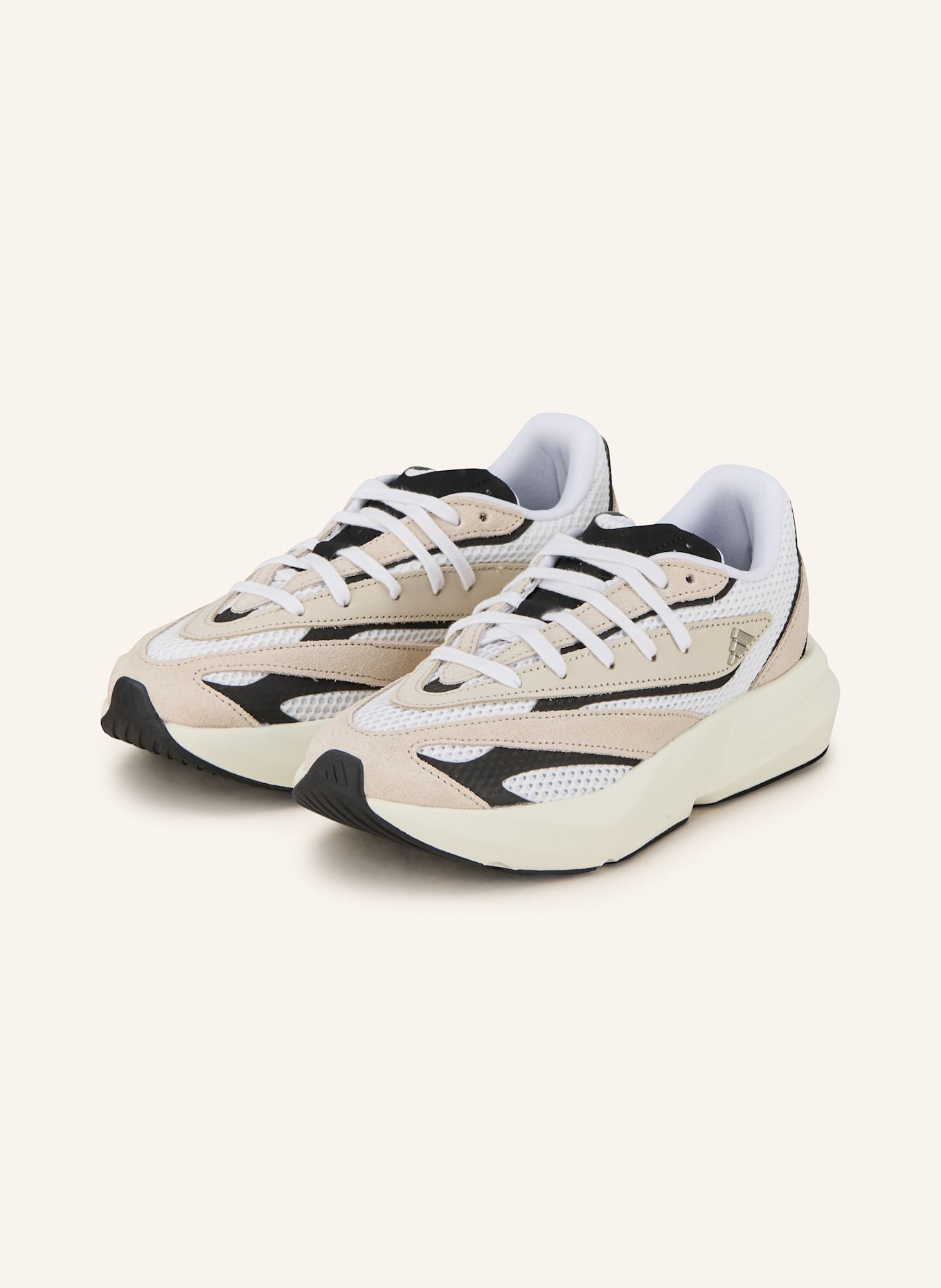 adidas Sneaker LIGHTBLAZE: WEISS/ BEIGE/ SCHWARZ