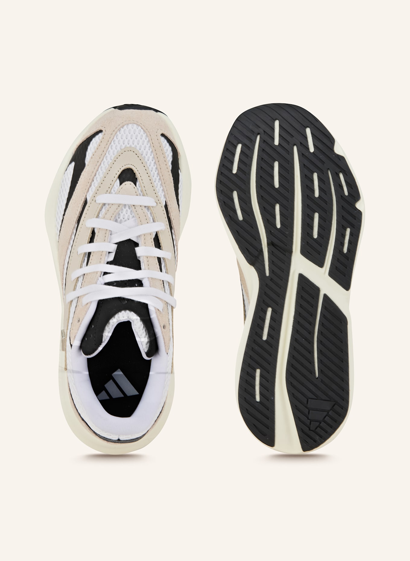 adidas Sneaker LIGHTBLAZE: WEISS/ BEIGE/ SCHWARZ