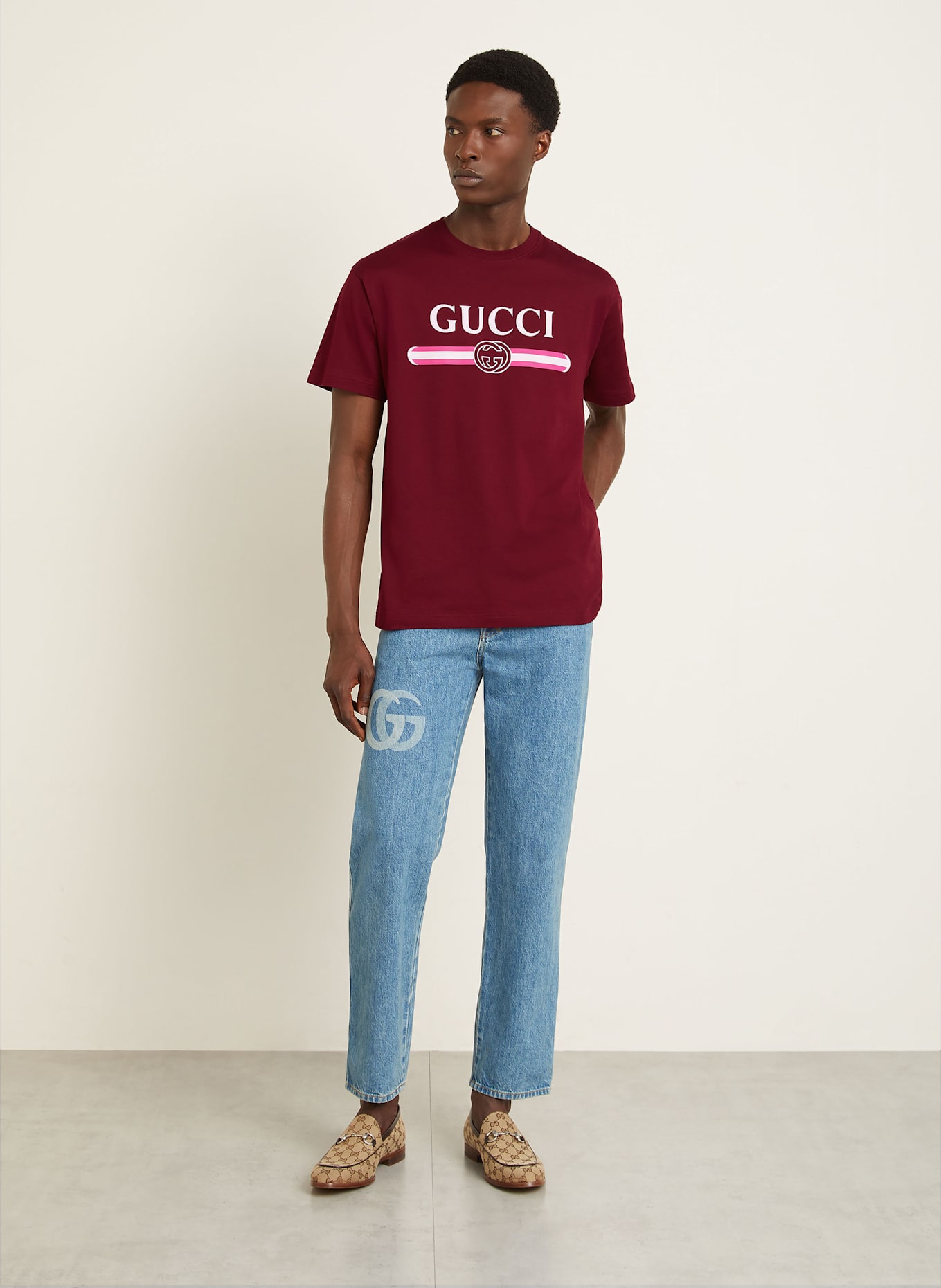 GUCCI T-Shirt: DUNKELROT