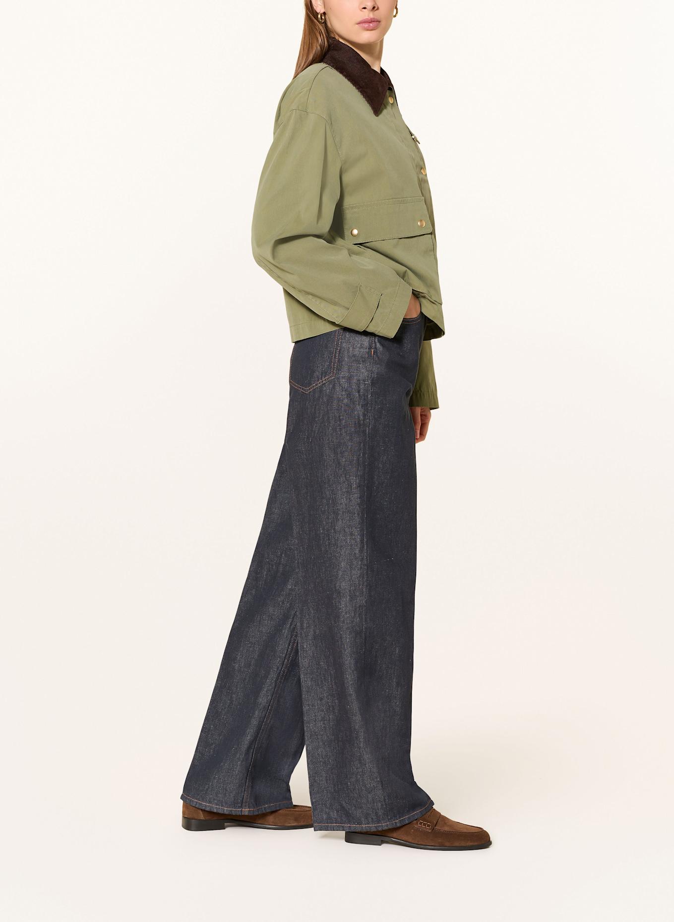 Marc O'Polo Wide Leg Jeans: 008 Rinsed cotton linen wash