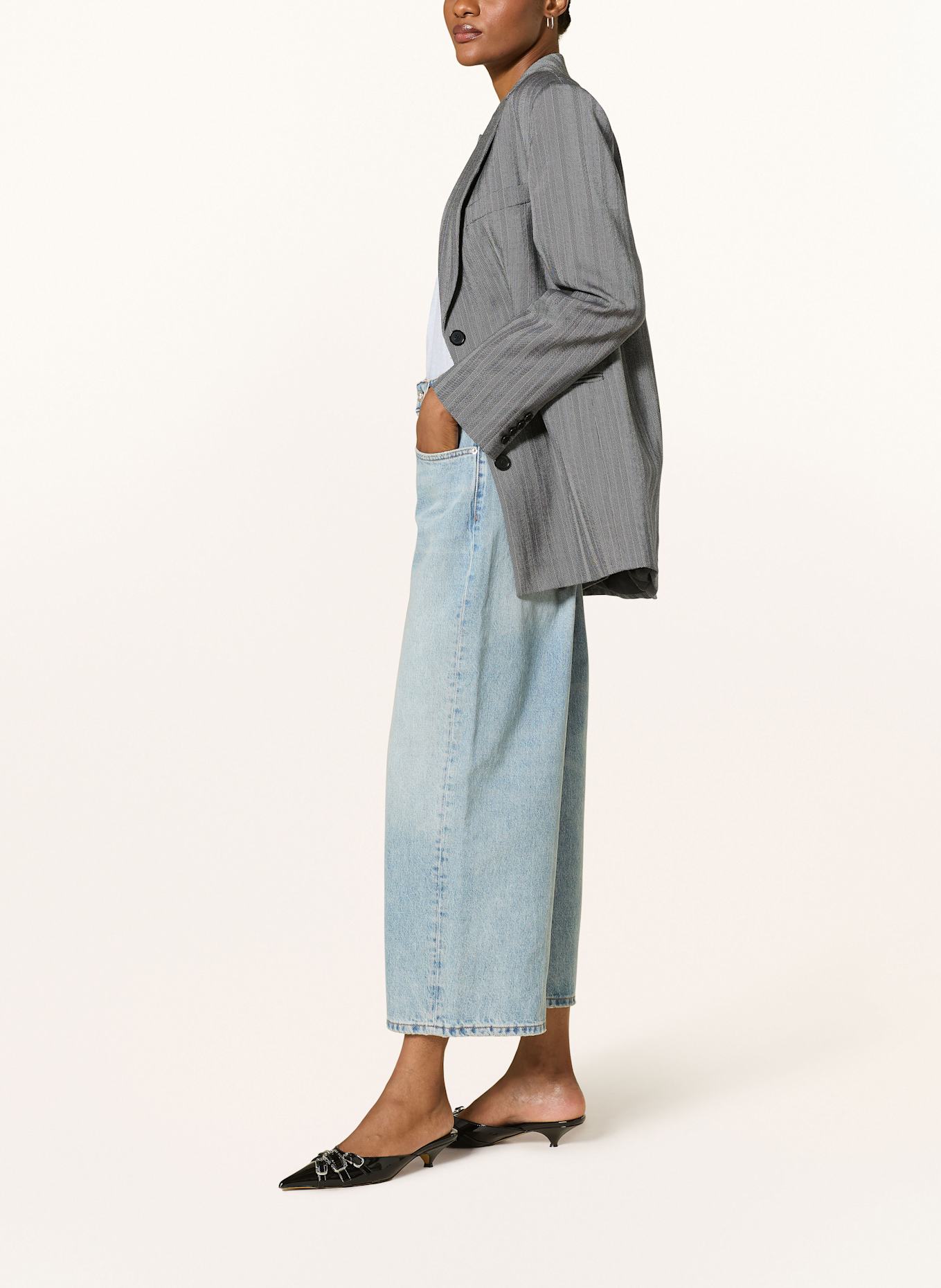 ANINE BING Wide Leg Jeans HEATH: WASHED BLUE BLIZZARD BLUE